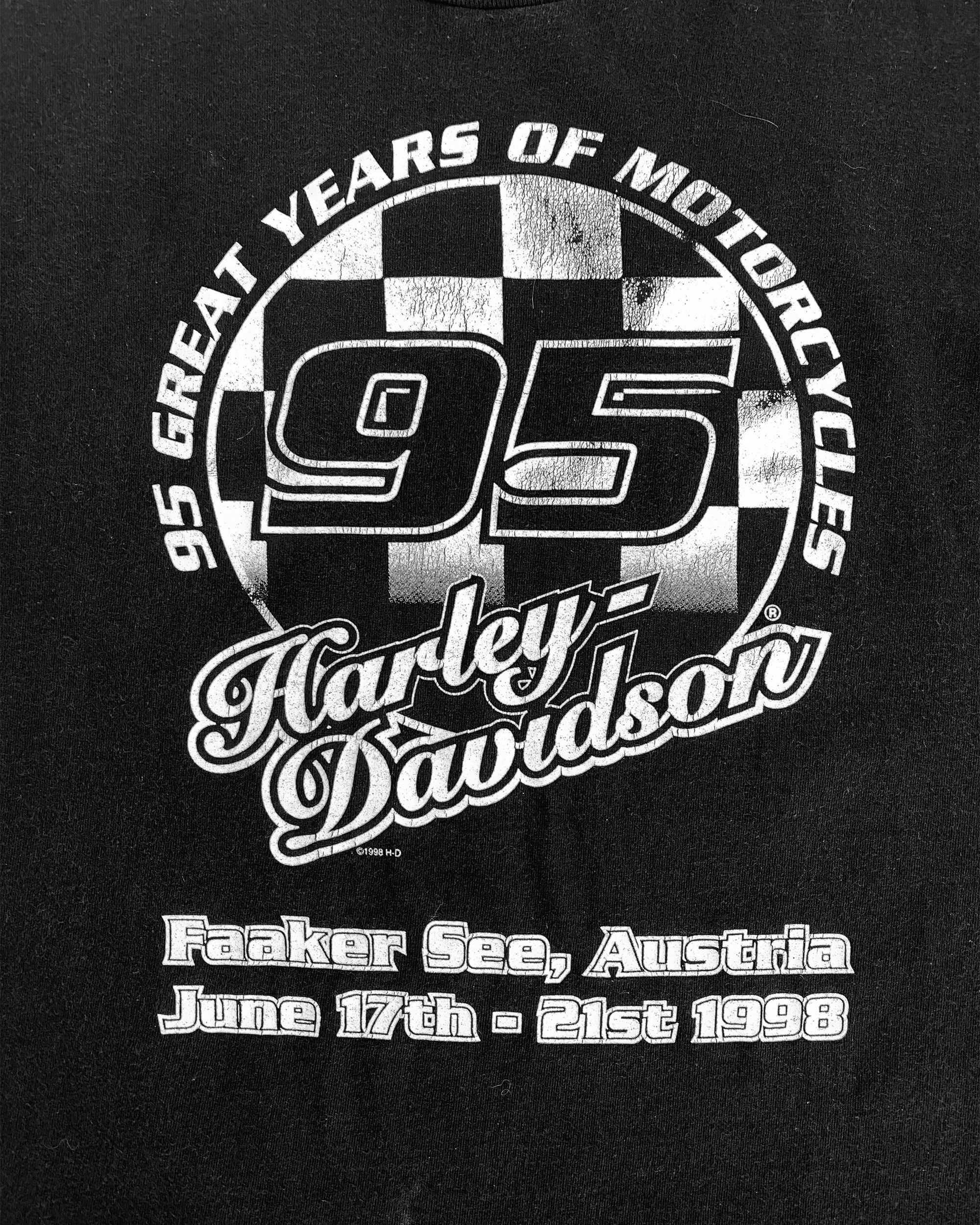 Harley Davidson × Vintage 1998 Graphic T-Shirt Size US XL / EU 56 / 4 - 2 Thumbnail