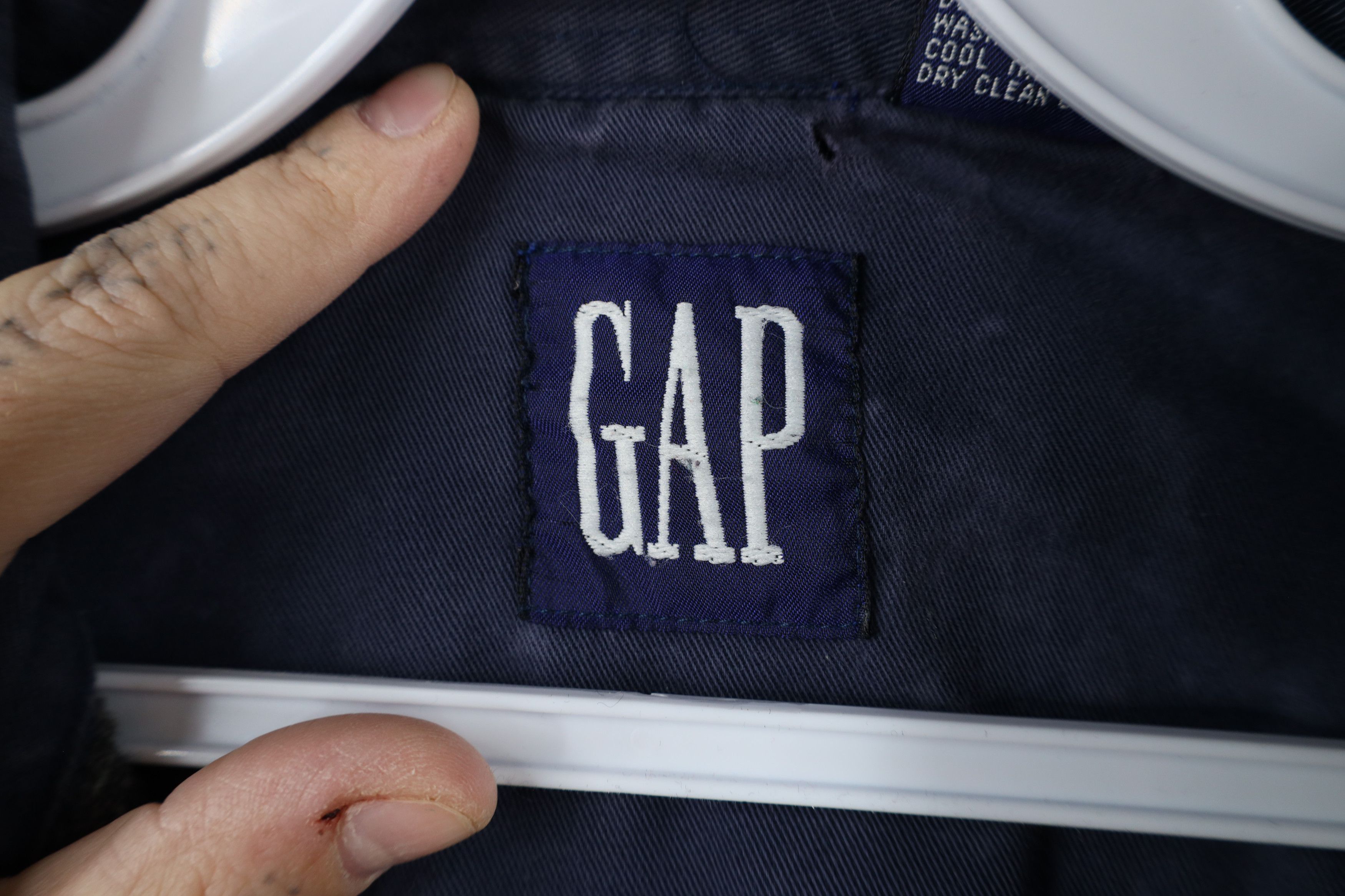 Gap × Vintage Vintage 90s Gap Flannel Wool Blend Button Shirt Rainbow Size US M / EU 48-50 / 2 - 6 Thumbnail