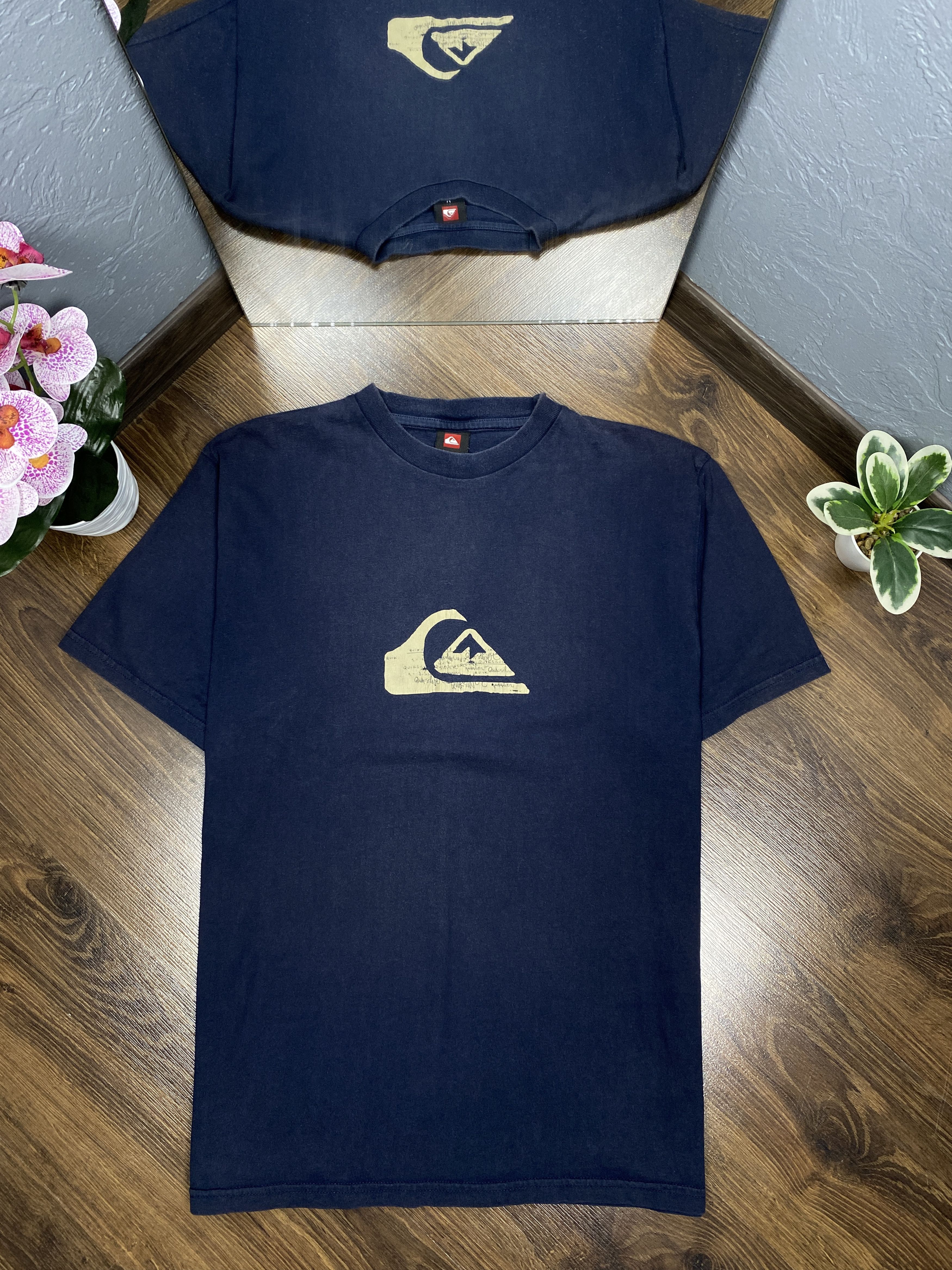 Quiksilver × Vintage перефоткать Quiksilver vintage center logo t-shirt Size US M / EU 48-50 / 2 - 1 Thumbnail