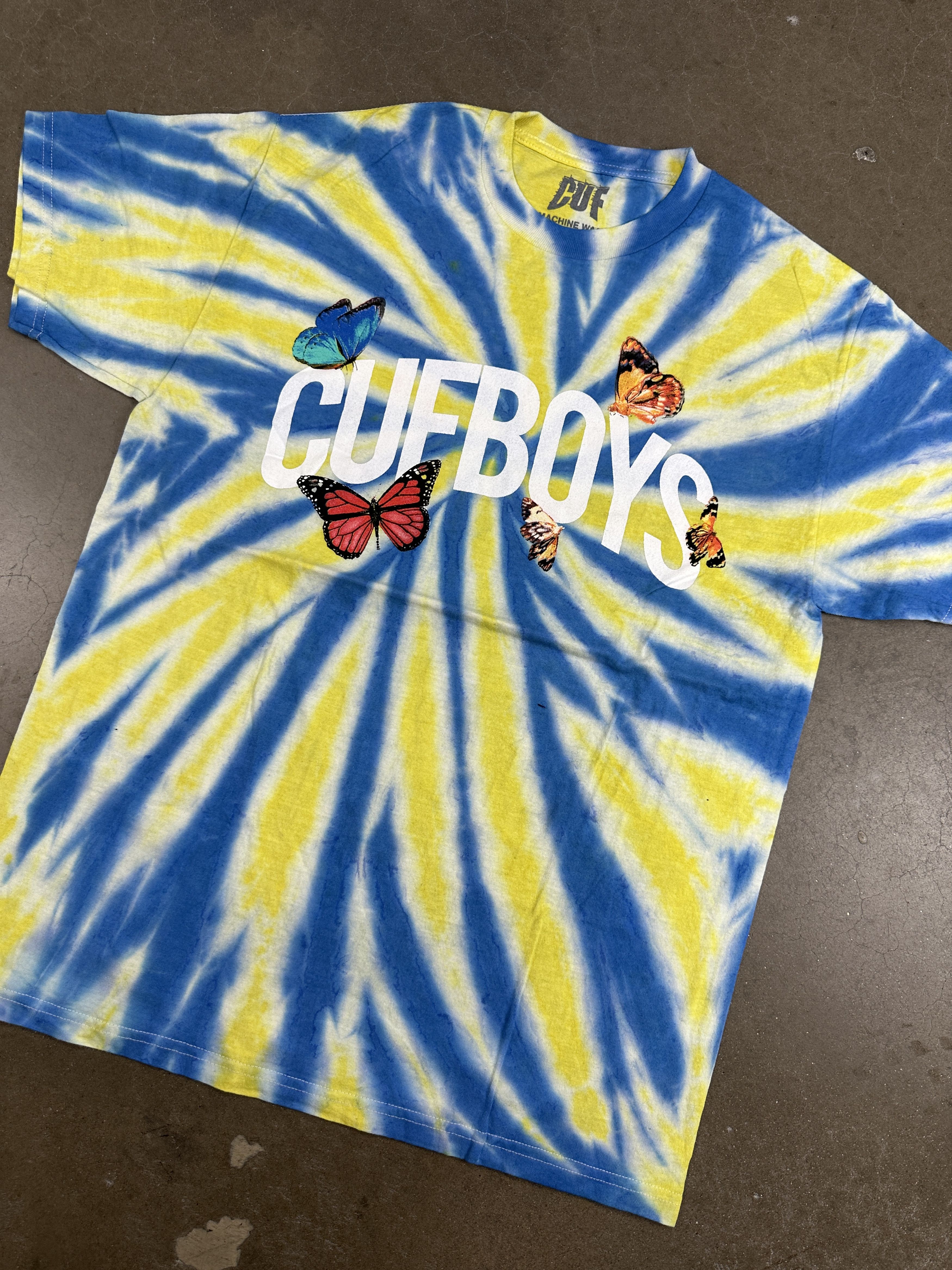 Other CUFBOYS YELLOW TIE DYE TEE - L Size US L / EU 52-54 / 3 - 2 Thumbnail