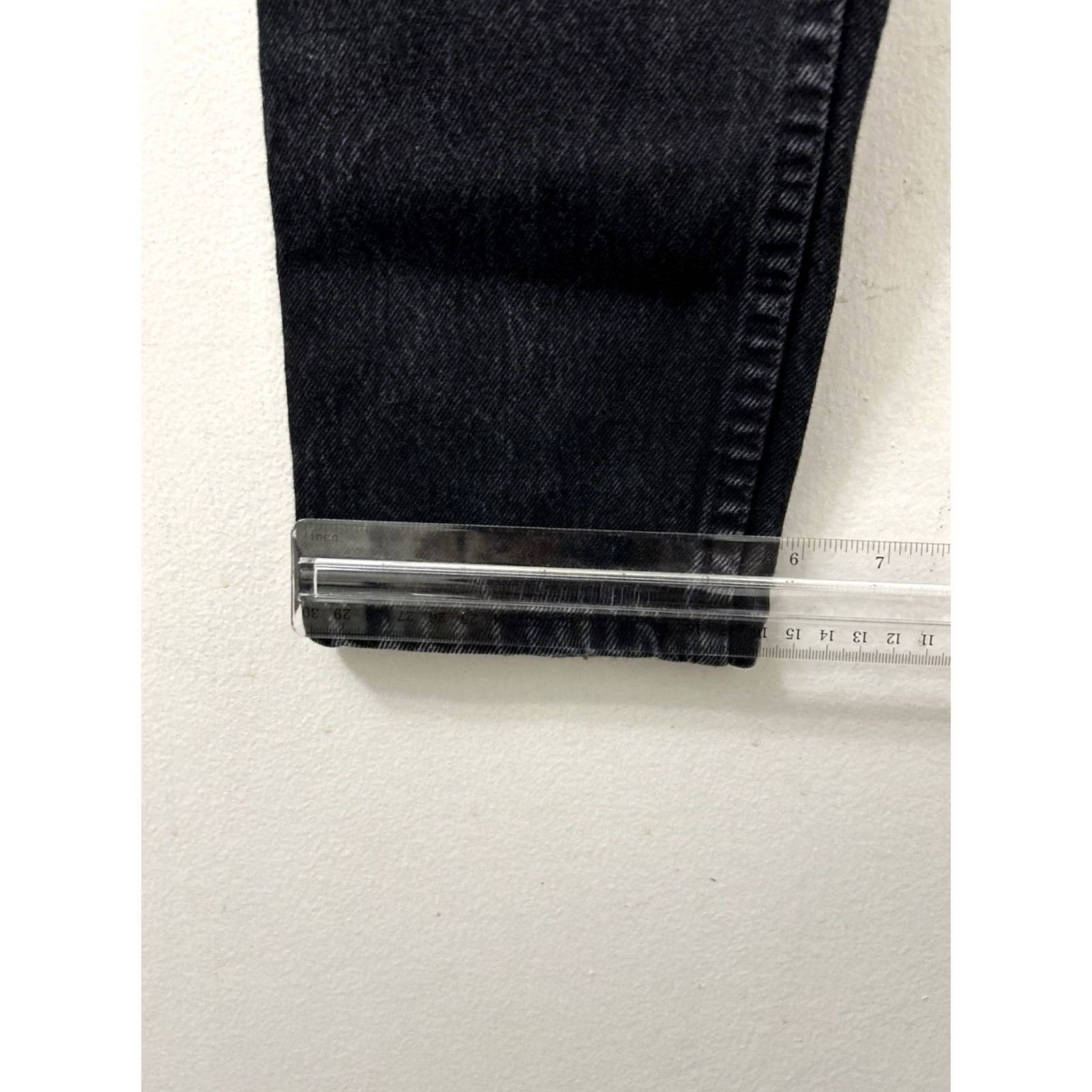 Gap VINTAGE Gap Jeans Womens 6 26x28 Black Slim Fit Ankle High Rise Denim Made In USA Size 28" / US 6 / IT 42 - 4 Thumbnail