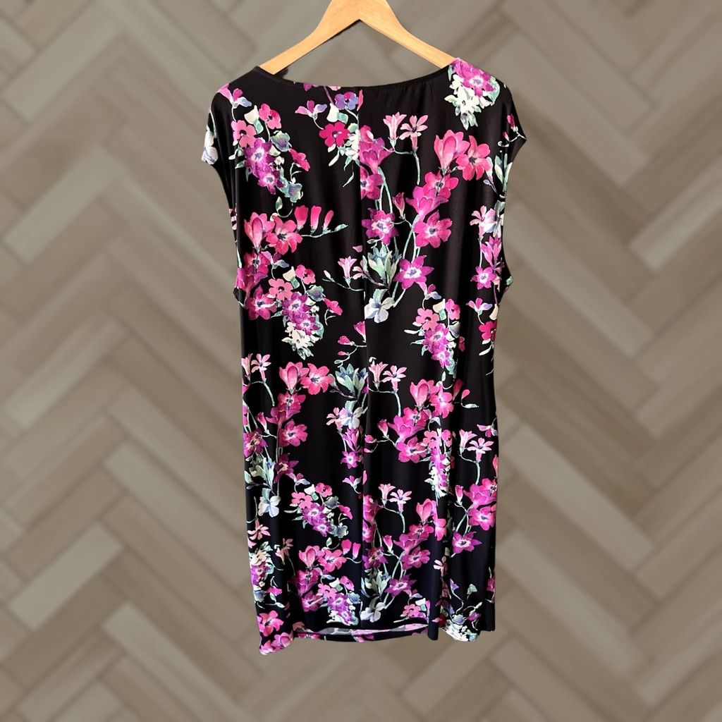 Chaps Chaps Womens Blouse Sleeveless Floral Pattern Size 24W Multicolor Size 4XL / US 24-26 - 1 Thumbnail