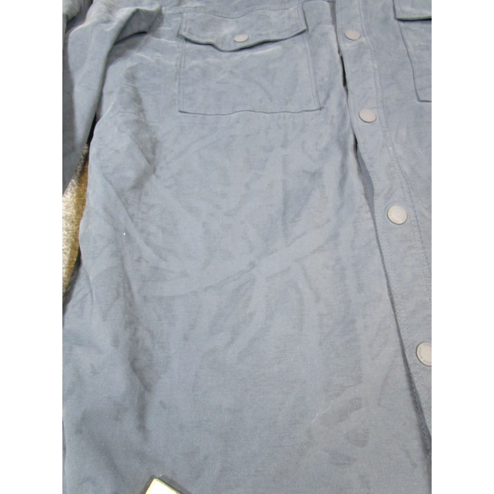 Eddie Bauer Eddie Bauer Jacket Adult Medium Blue Flannel Lined Cotton Blend Button Up Mid-Length Mens Size US M / EU 48-50 / 2 - 5 Thumbnail