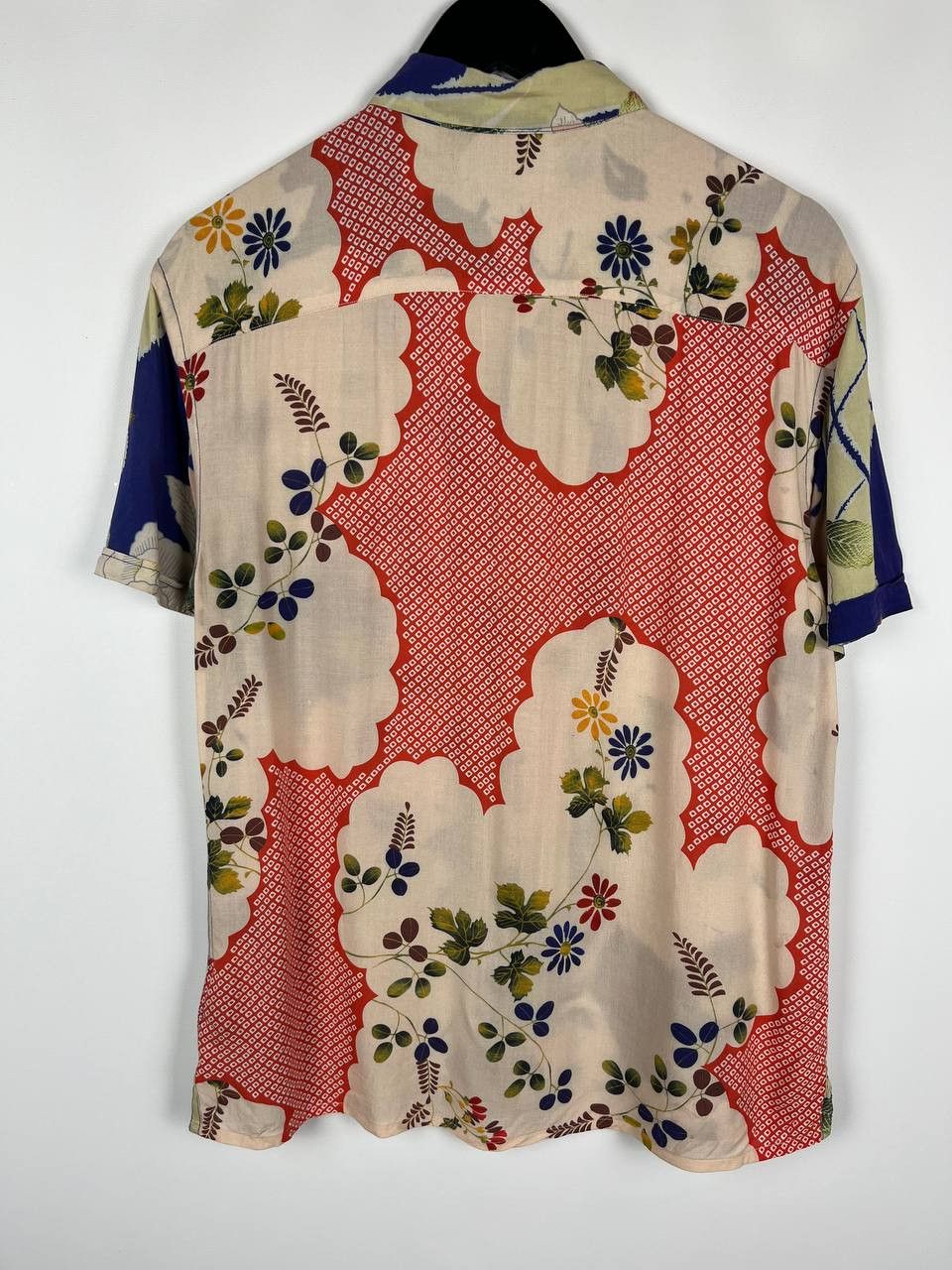 Allsaints AllSaints Fuyugi Floral Hawaiian Short Sleeve Viscose Shirt Size US S / EU 44-46 / 1 - 2 Thumbnail