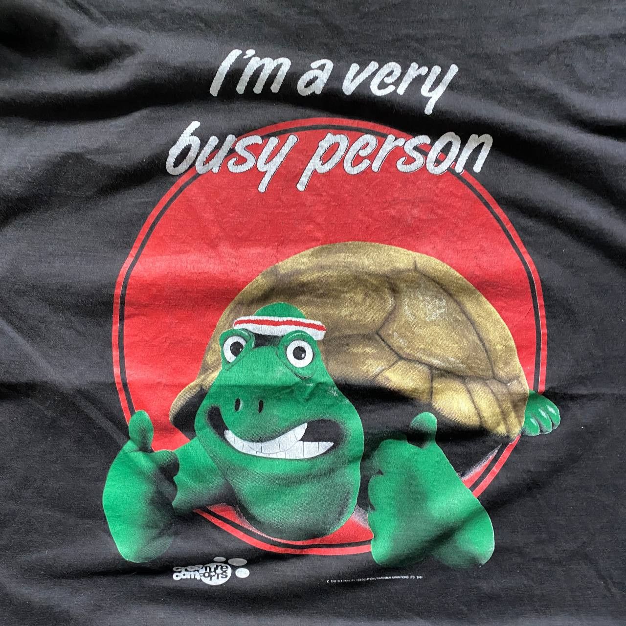 Cartoon Network × Vintage VINTAGE 1991 AARDMAN AMAZING ADULT HUMOR T SHIRT 204 Size US XL / EU 56 / 4 - 2 Thumbnail