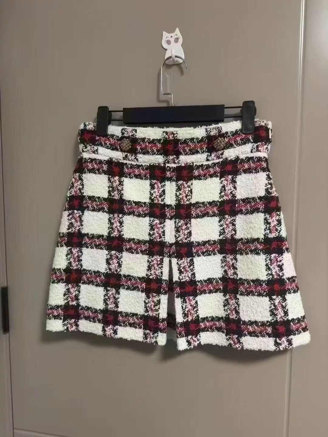 Gucci Gucci Tweed Plaid Skirt Size 42" / US 20 - 1 Thumbnail