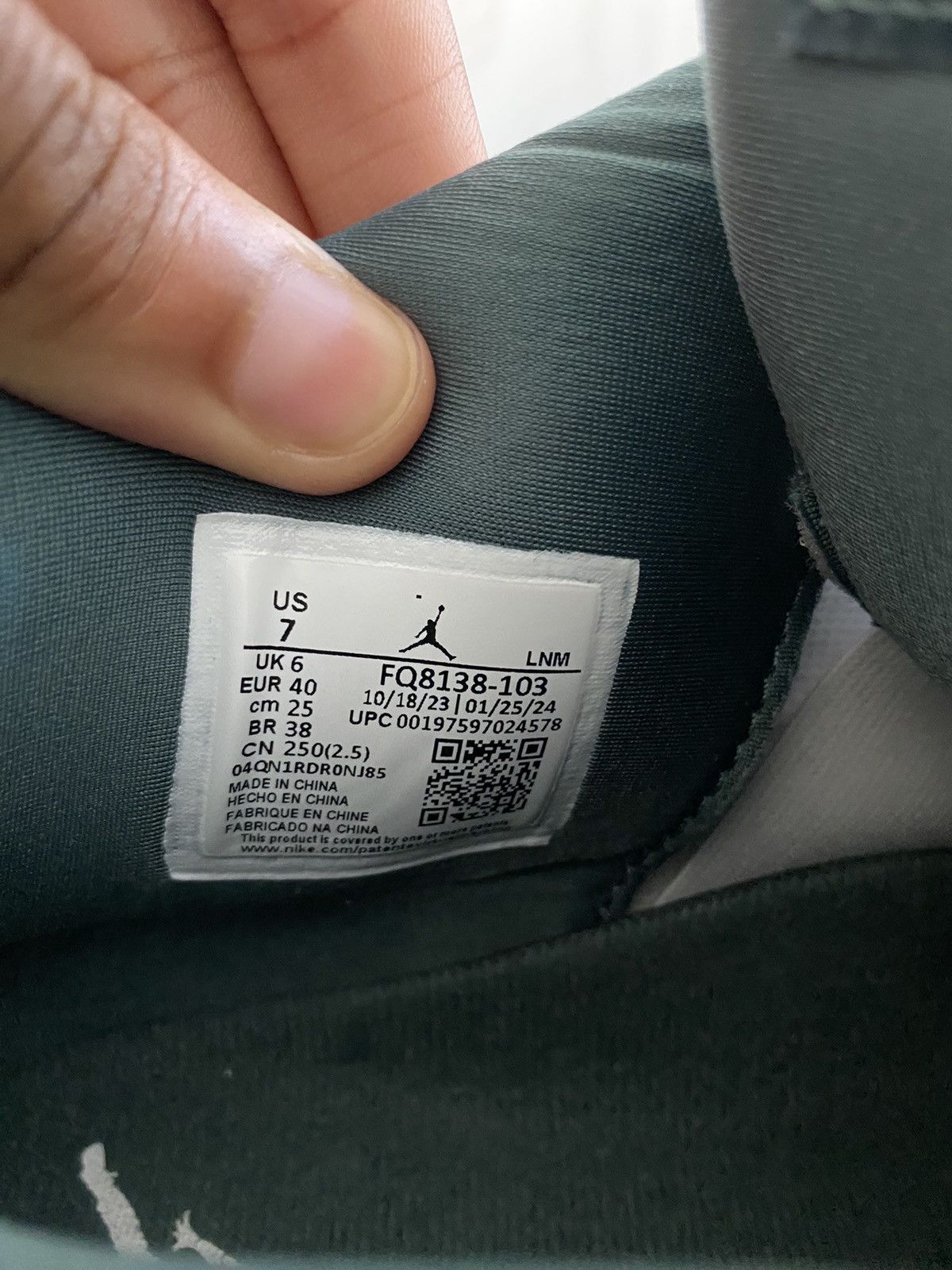 Jordan Brand Jordan 1 oxided green Size US 7 / EU 40 - 9 Thumbnail