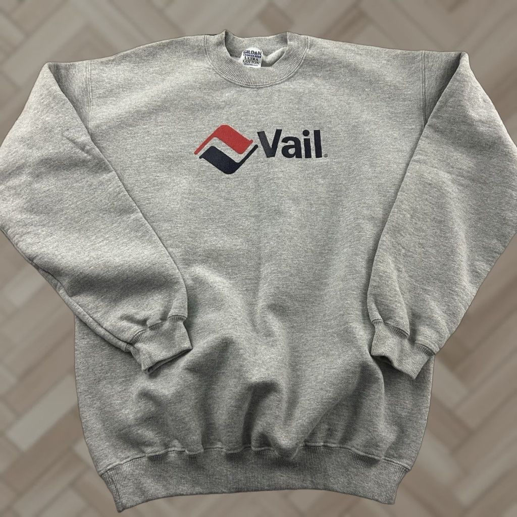Gildan VAIL Ski Resort Pullover Gildan Sweatshirt Mens S Gray Shirt Mens S Gray VAIL Ski Resort Pullover Gildan Sweatshirt Shirt Mens S Gray Size US S / EU 44-46 / 1 - 1 Thumbnail