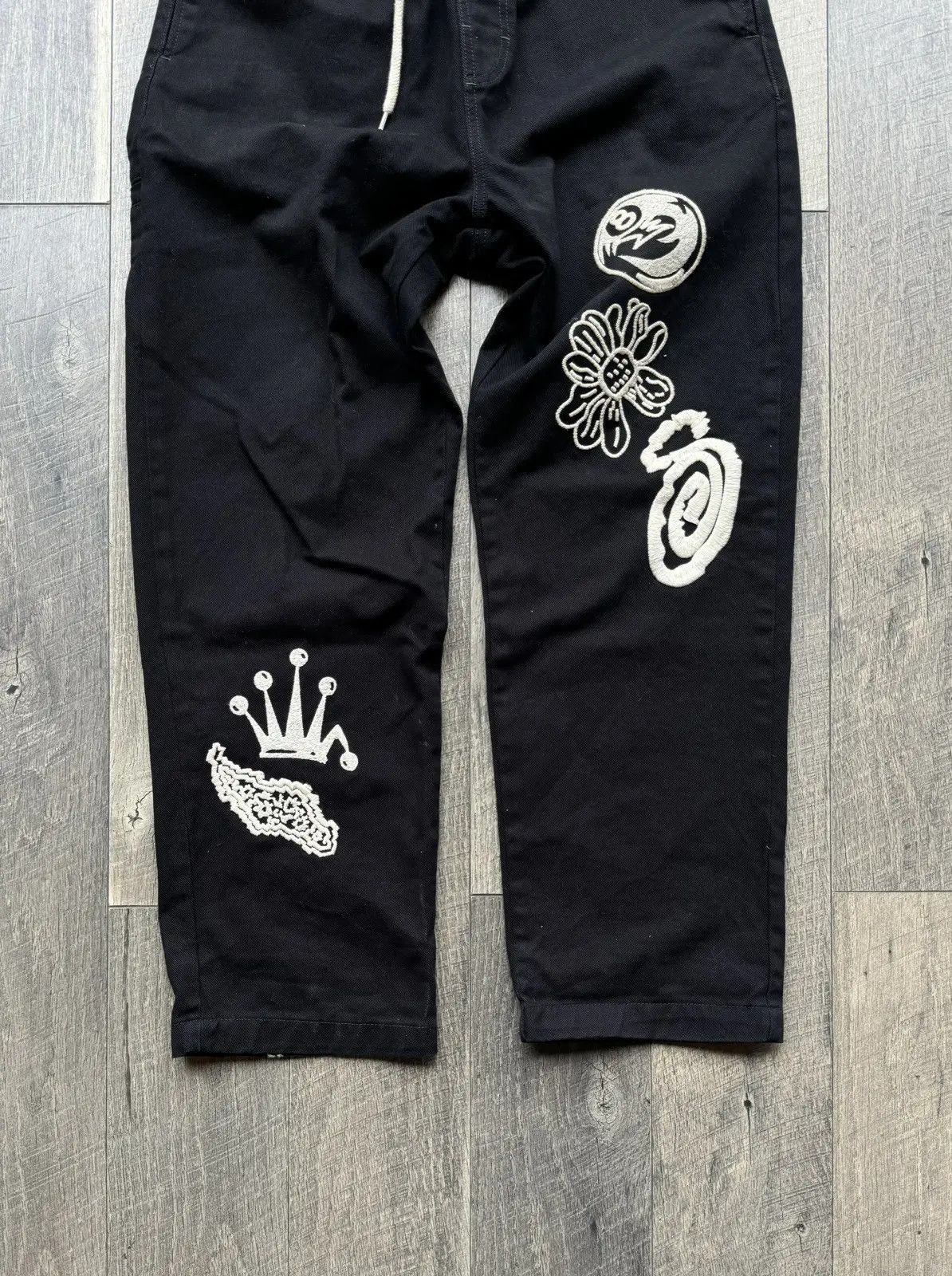 NOMA t.d × Stussy Stussy Noma Icon Beach Pant Washed Black Size US 30 / EU 46 - 2 Thumbnail