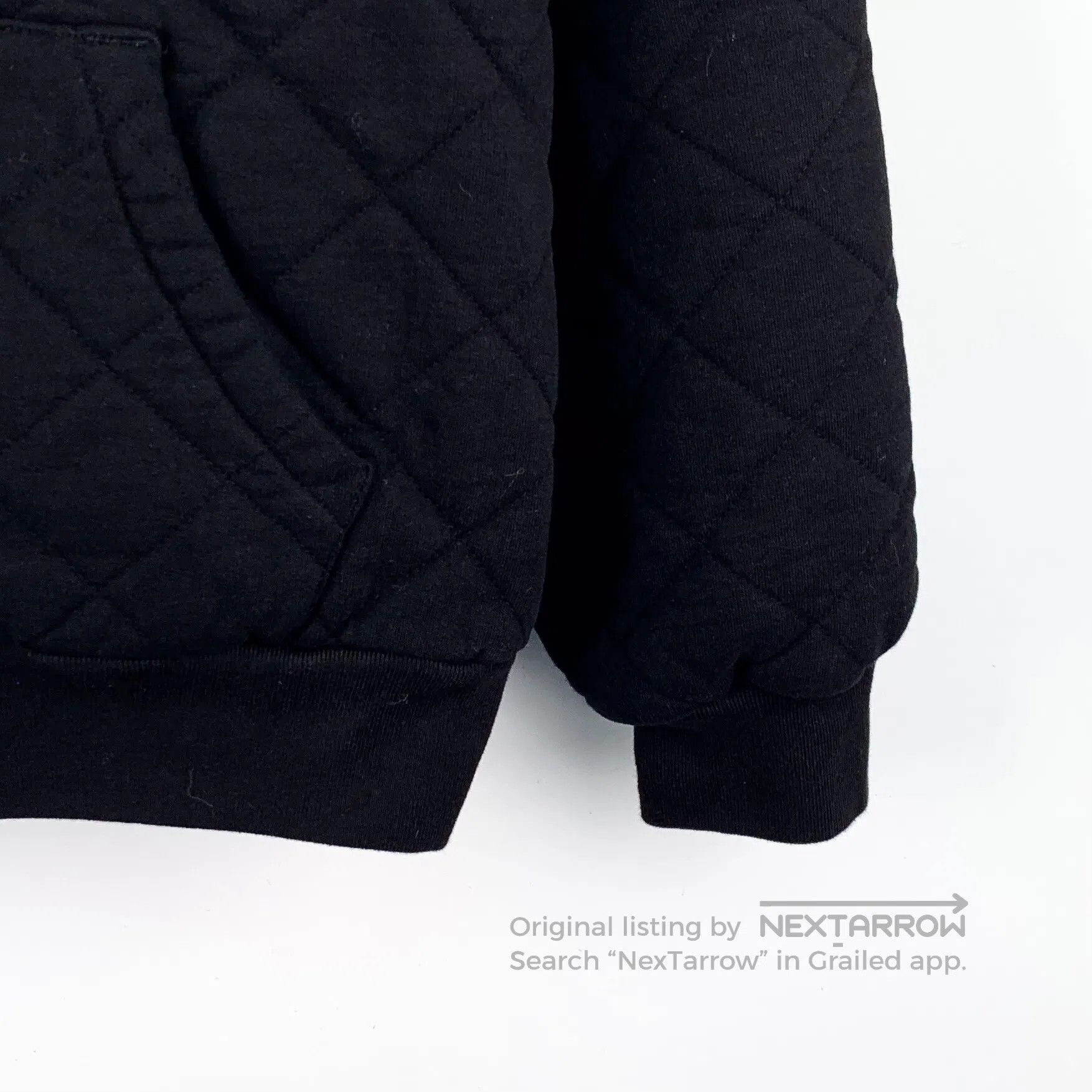 Supreme Supreme Black logo lettering embroidery cotton hooded draw Size US M / EU 48-50 / 2 - 5 Thumbnail
