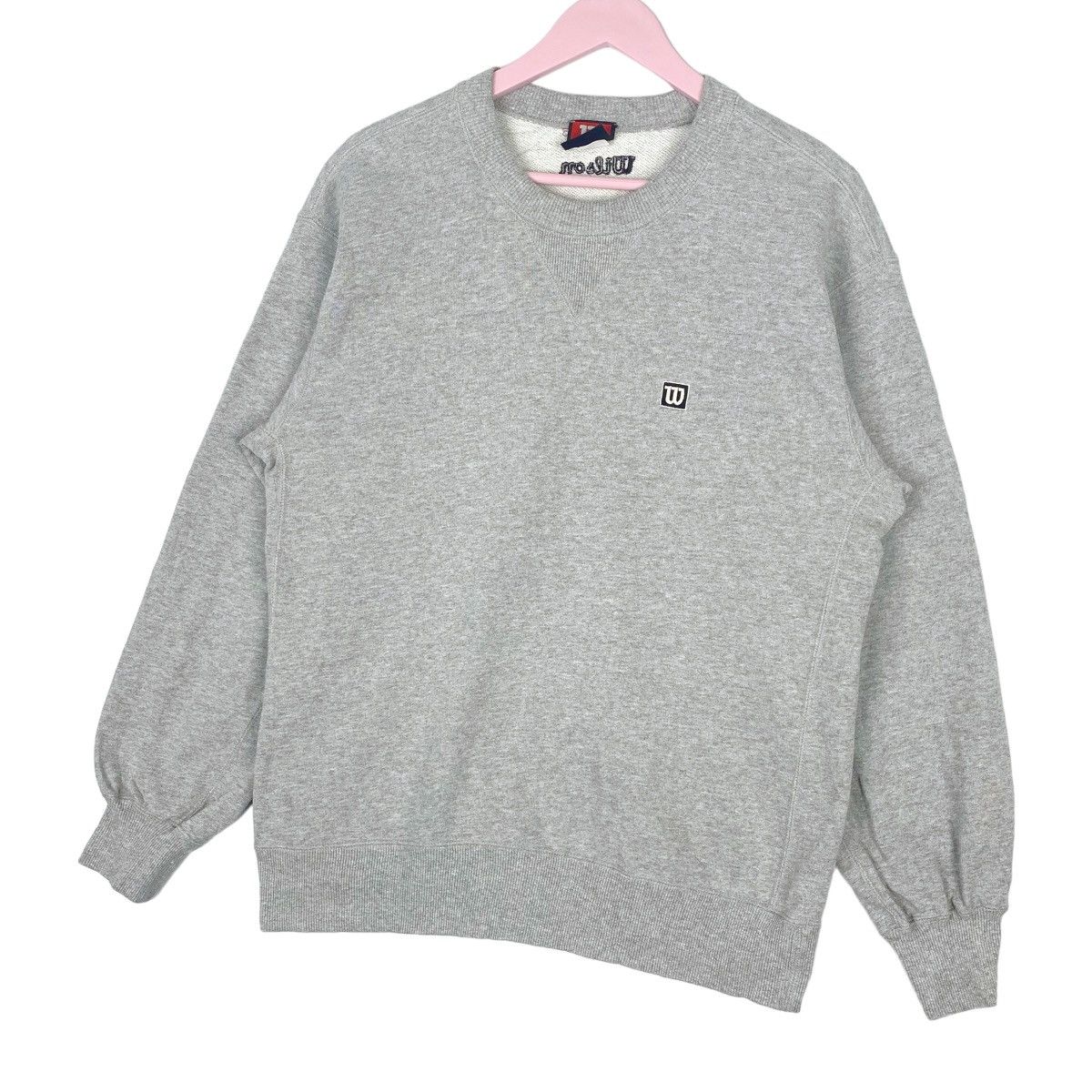 Wilson Wilson Embroidey Logo Sweatshirt Crewneck Pullover Jumper Size US M / EU 48-50 / 2 - 3 Thumbnail