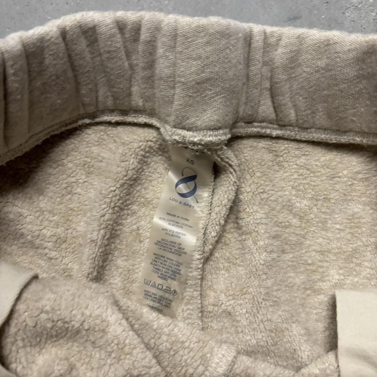 Japanese Brand × Vintage Crazy Vintage Y2K/2000s Baggy Cream Striped Comfy Wide Leg Streetwear Sweatpants! Size US 30 / EU 46 - 5 Thumbnail
