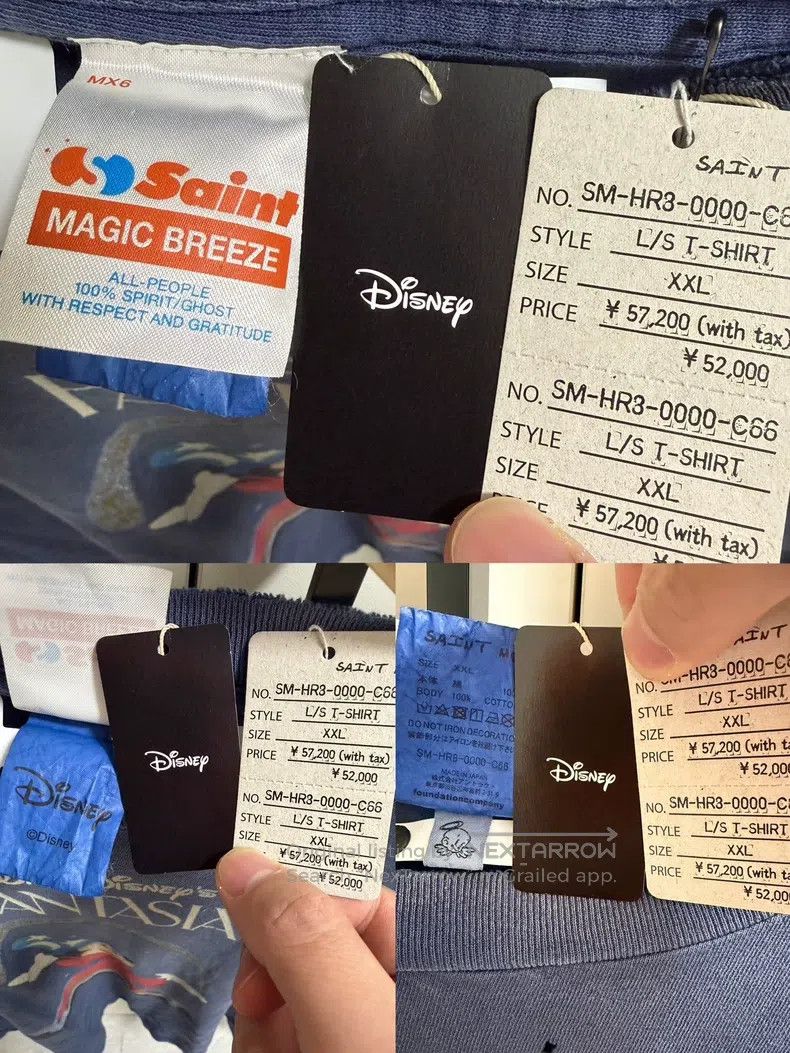 Saint Michael Saint Michael Disney Co-branded Dream Mickey Retro Old Lon Size US XL / EU 56 / 4 - 8 Thumbnail