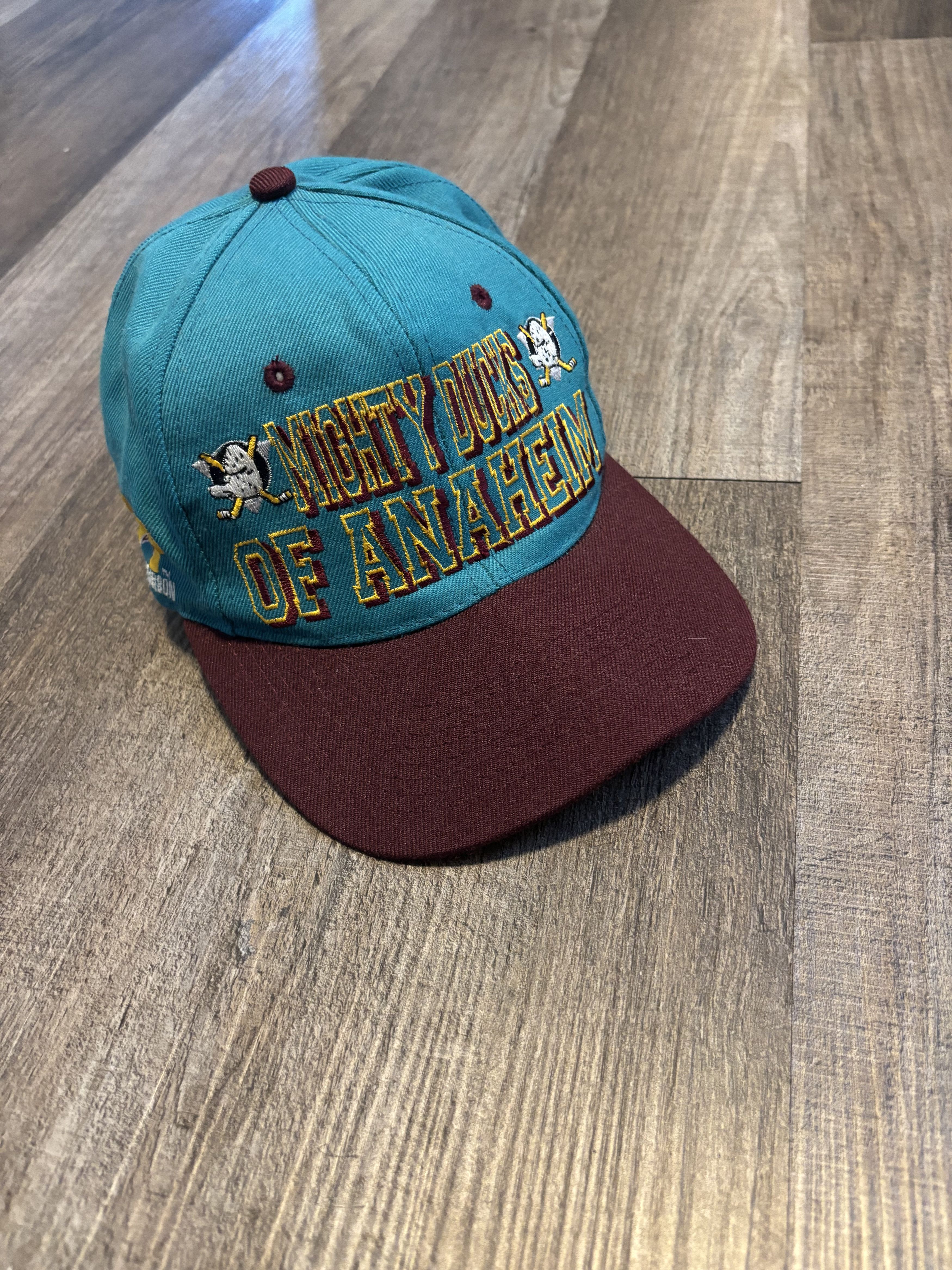 Drew Pearson Vintage Drew Pearson Might Ducks of Anaheim Embroidered Hat Size ONE SIZE - 1 Thumbnail