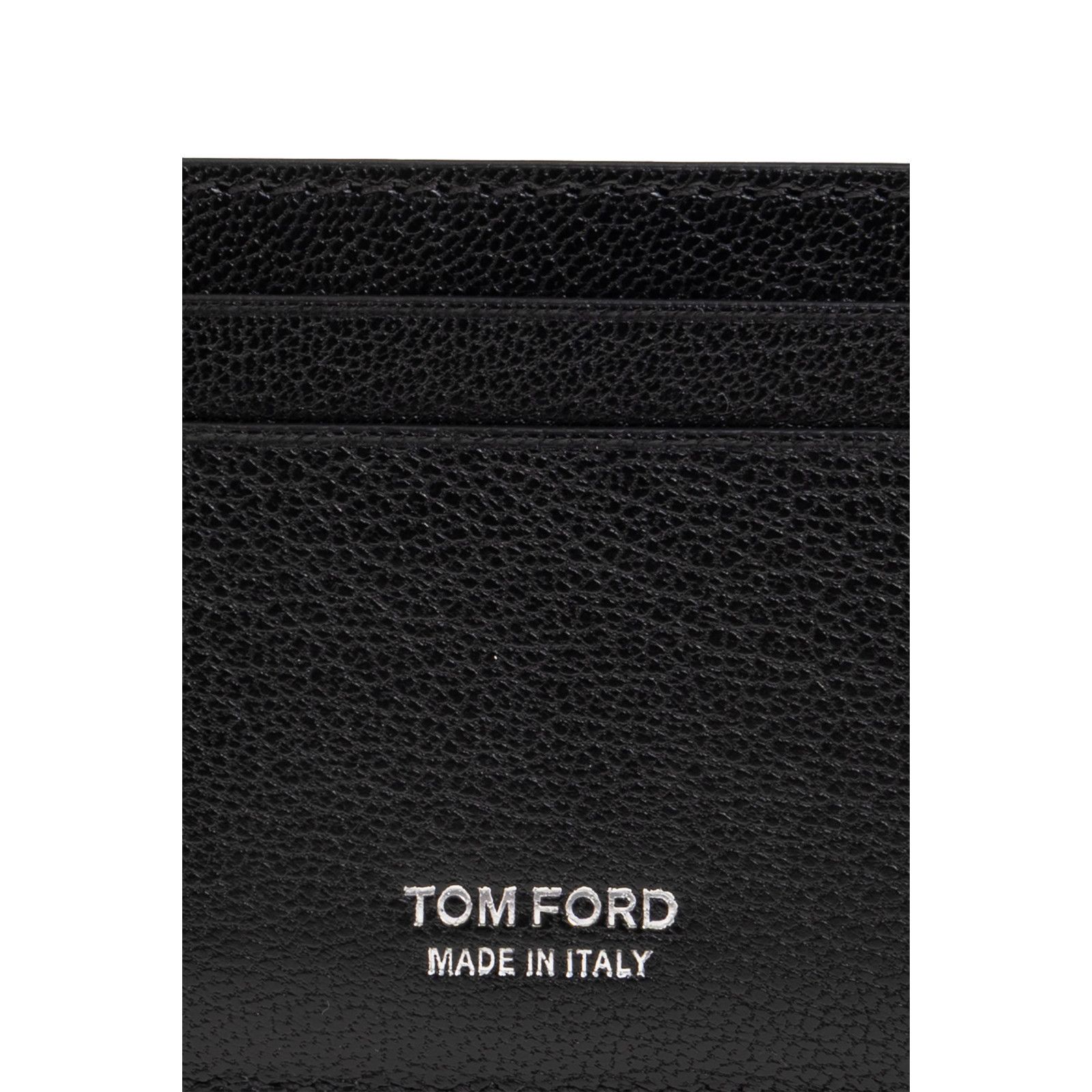 Tom Ford TOM FORD Black Leather Card Holder New & Authentic Size ONE SIZE - 3 Thumbnail