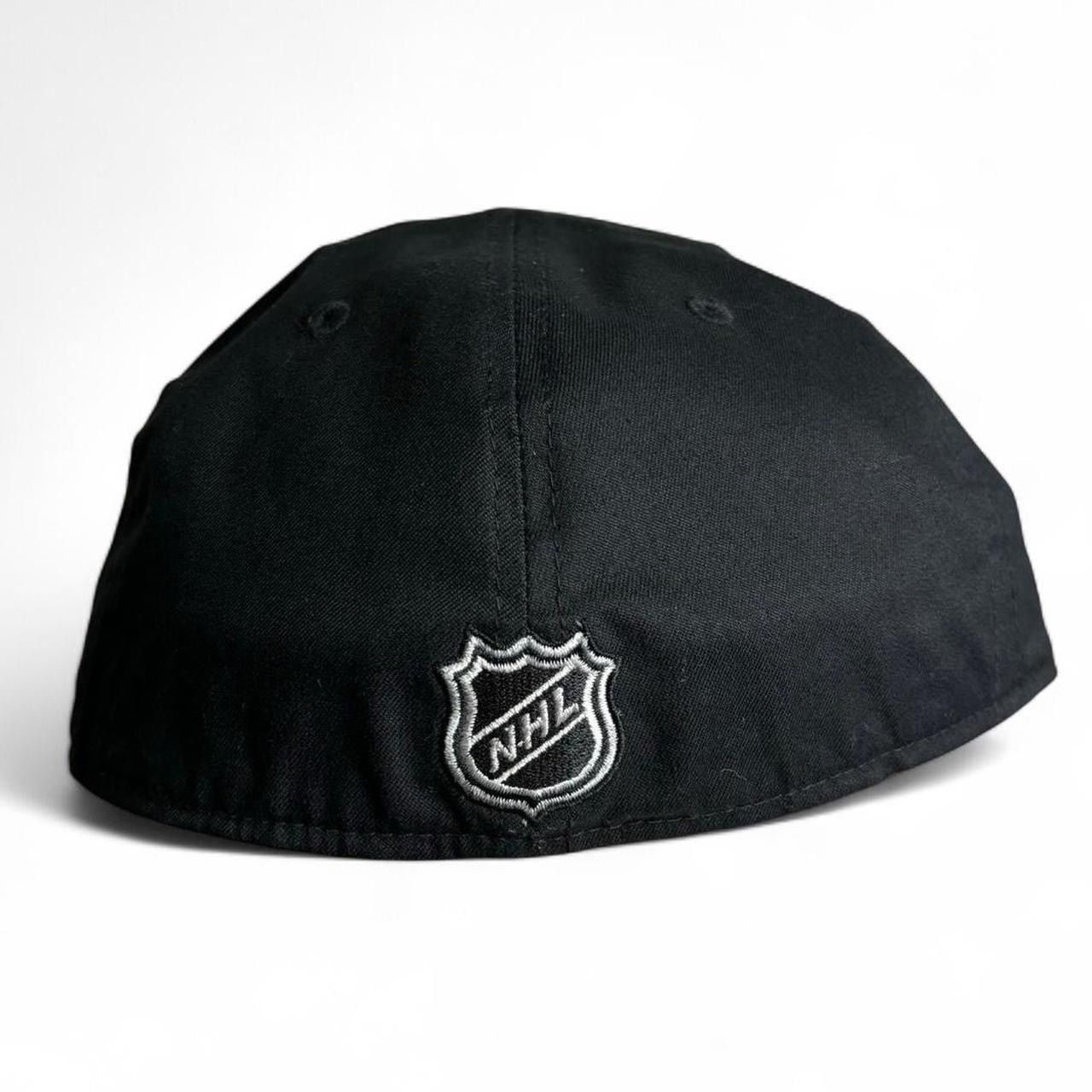 NHL × Vintage Vintage 00s Pittsburgh Penguins Black Fitted Hockey Hat Size ONE SIZE - 4 Thumbnail
