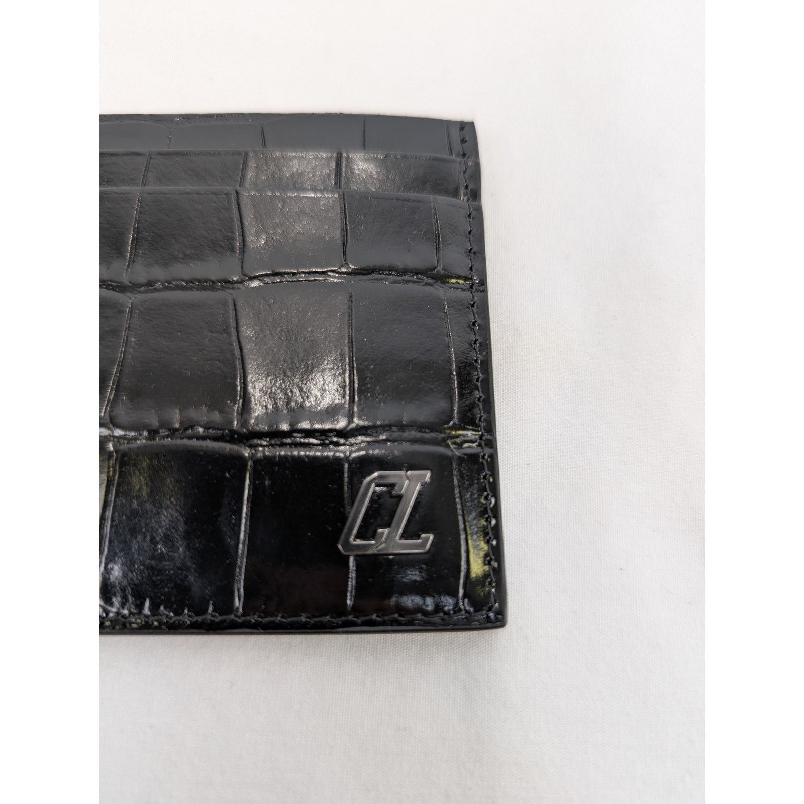 Christian Louboutin o1rshd1 Size: OS / Calf Ali/Happy Rui Logo Card Holder Black Size ONE SIZE - 6 Thumbnail