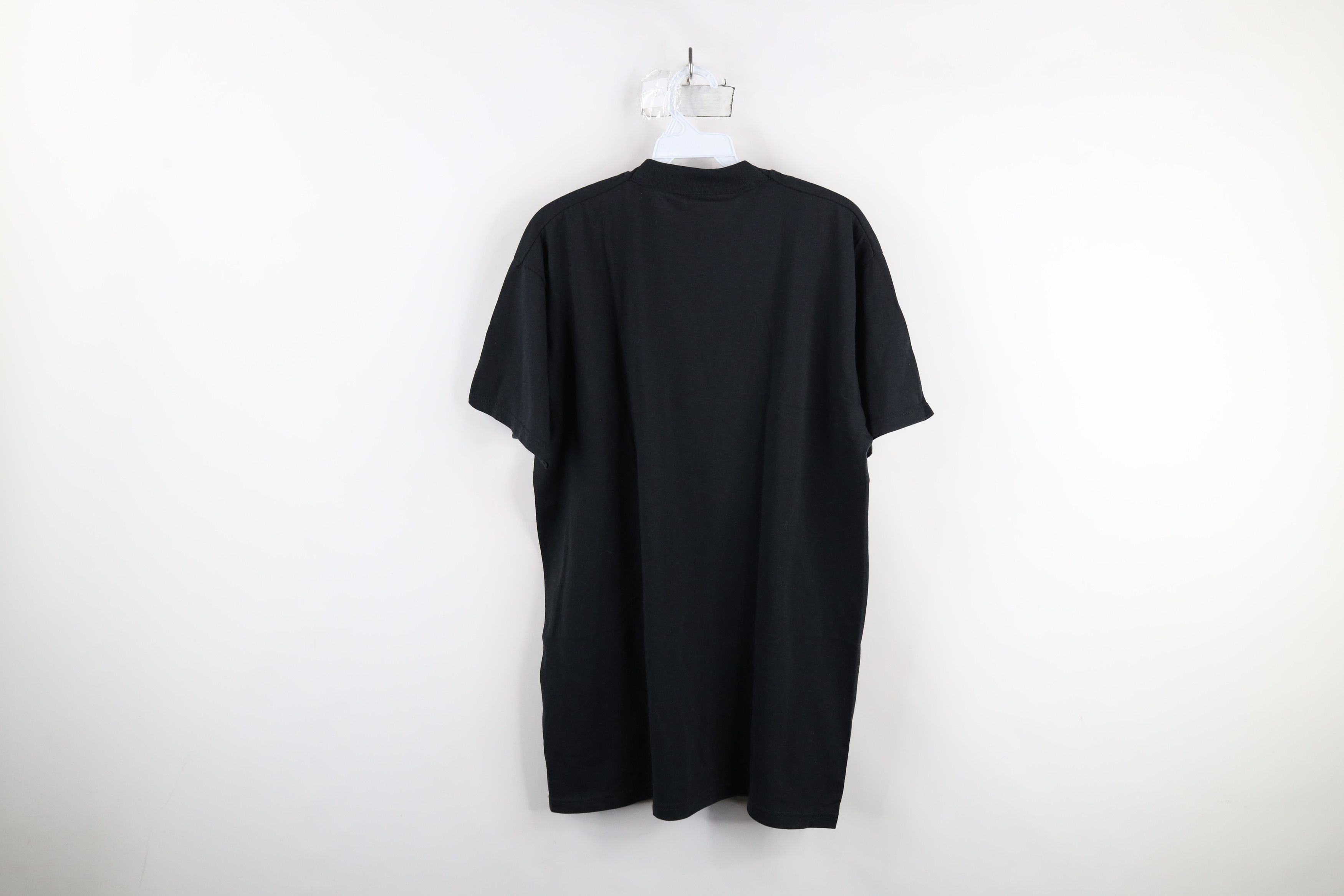 Vintage Vintage 90s Streetwear Thin Cotton Pocket T-Shirt Black Size US L / EU 52-54 / 3 - 10 Thumbnail