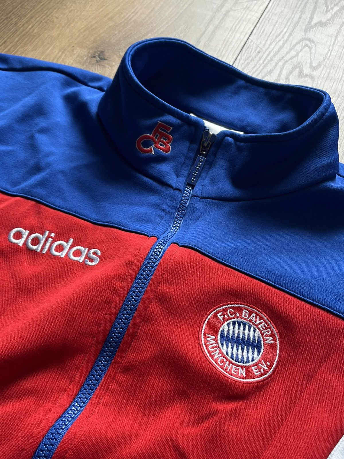 Adidas × Vintage 1994 Bayern Munich adidas Track Jacket Size US L / EU 52-54 / 3 - 2 Thumbnail