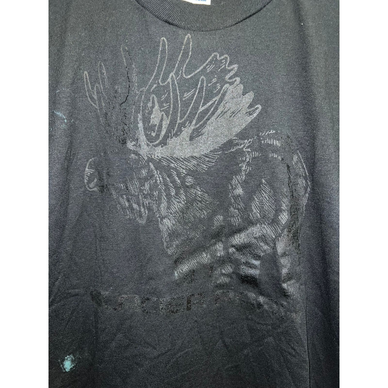 Jerzees Vintage San Antonio Shirt Test Print Black Moose Tee 80s M Size US M / EU 48-50 / 2 - 3 Thumbnail