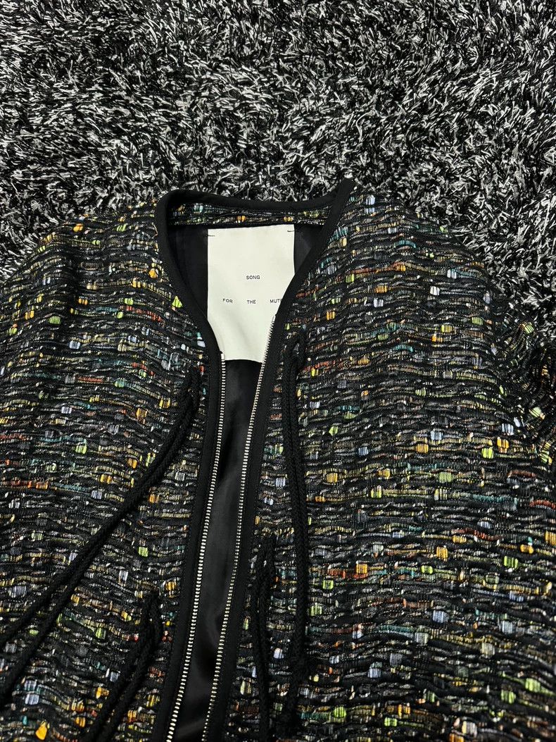 Song For The Mute Song For The Mute Tweed Fringe Jacket Size US M / EU 48-50 / 2 - 3 Thumbnail
