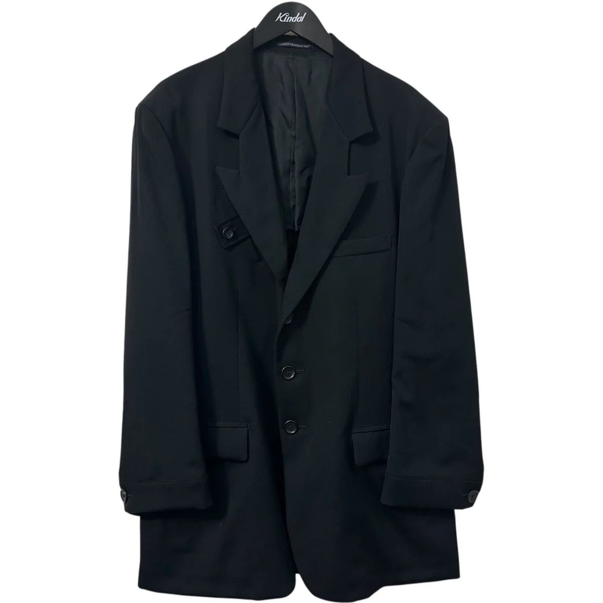 Yohji Yamamoto Yohji Yamamoto pour homme/23SS modified lapel jacket Size US M / EU 48-50 / 2 - 1 Thumbnail