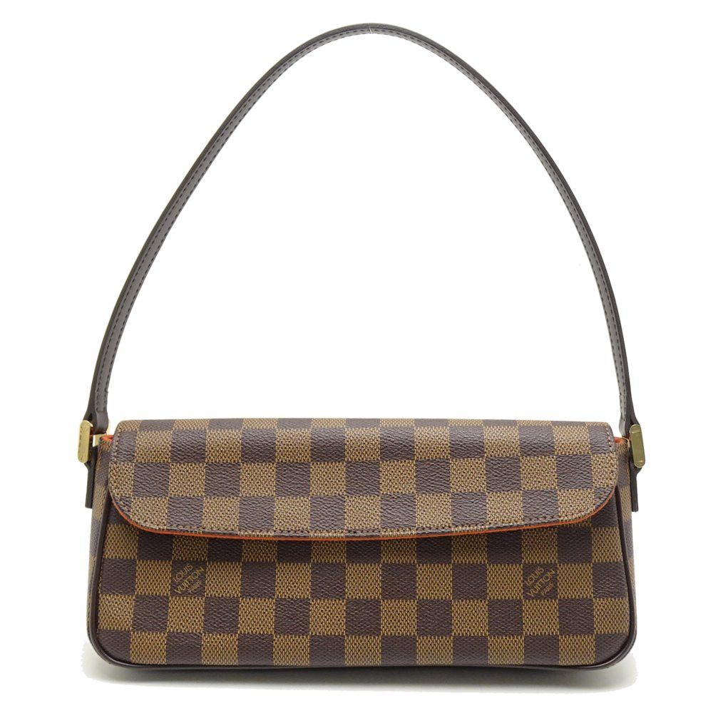 Louis Vuitton Damier Recoleta Ebene Handbag