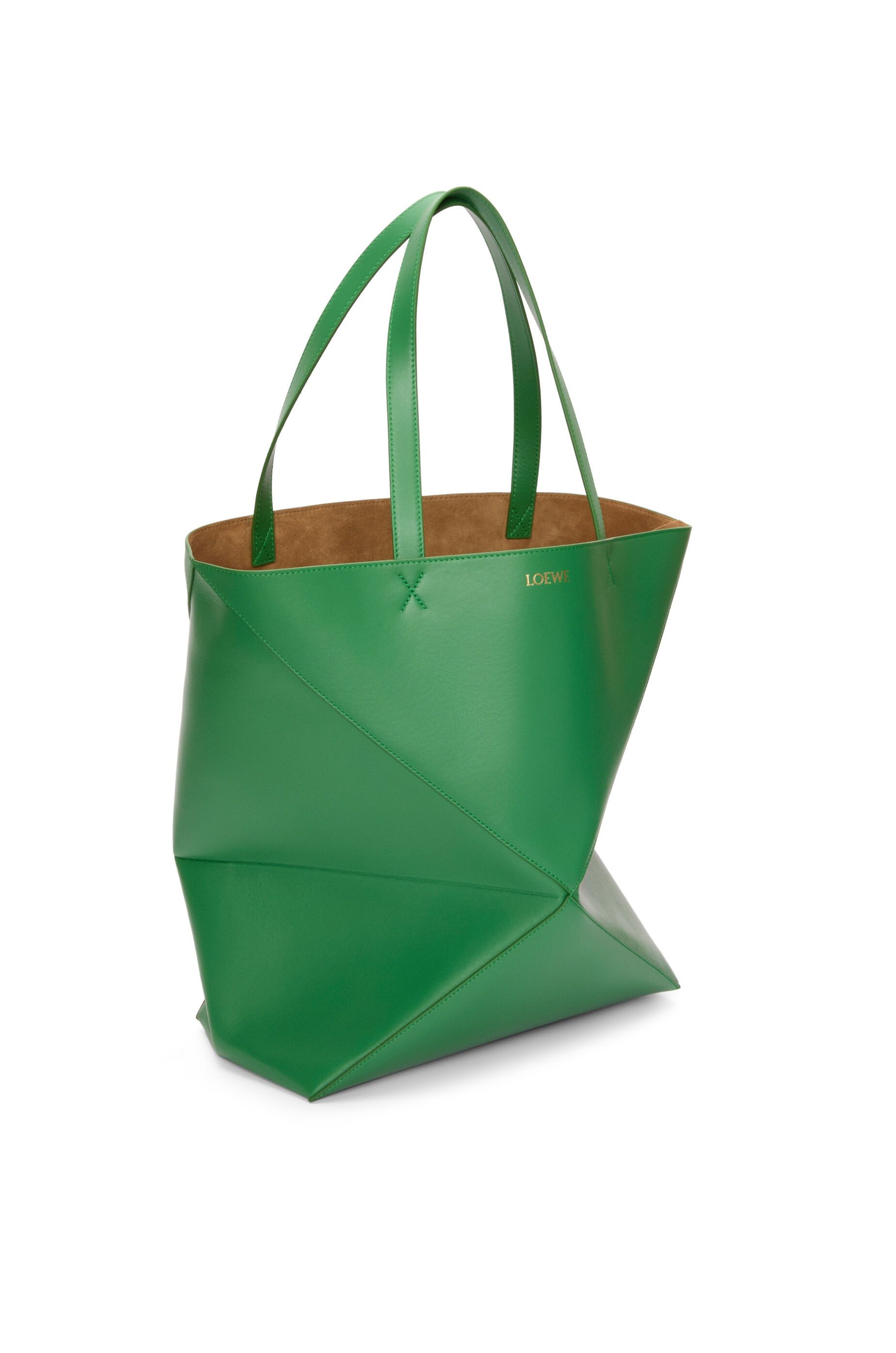 Loewe o1in1g0426 Size: OS/ XL Puzzle Fold Tote Bag Tropical Green Size ONE SIZE - 2 Thumbnail