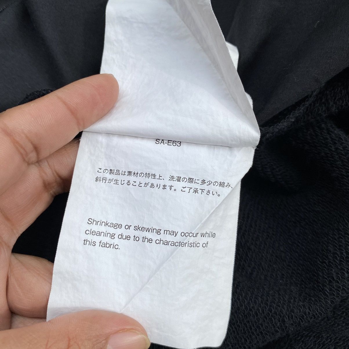 Sacai X Nike Black Short Sleeve Nike Top with Ruffle Trim