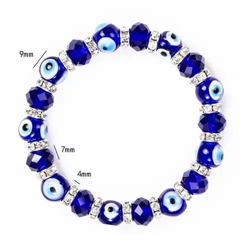Other Matsushita x Kei Crystal Evil Eye Bracelet Size ONE SIZE - 3 Thumbnail