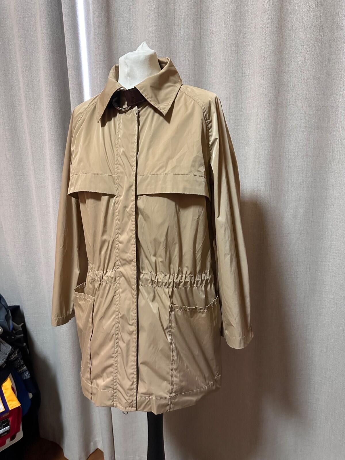 Moncler Vintage Moncler Saulon Poplin Parka Beige Sz 4 Size S / US 4 / IT 40 - 4 Thumbnail