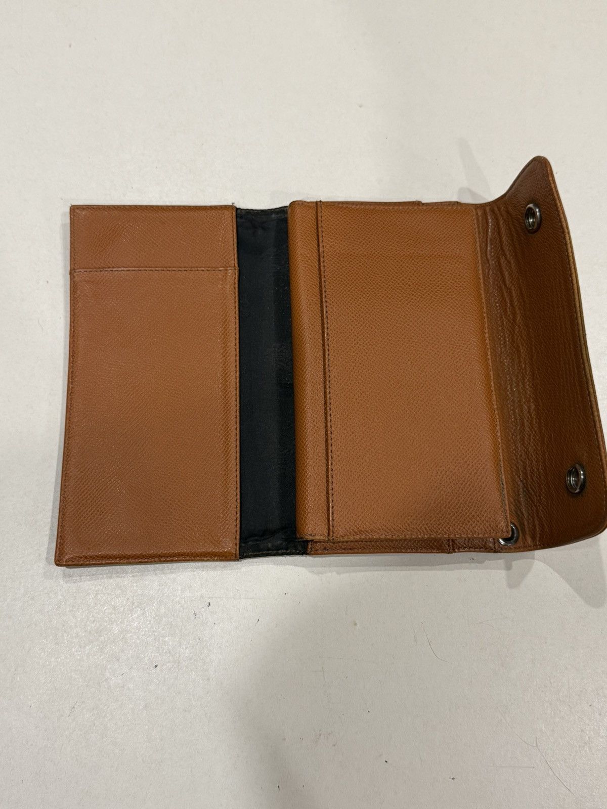 Chrome Hearts Chrome Hearts Wave Wallet Brown Leather Silver Cross Balls Size ONE SIZE - 14 Thumbnail