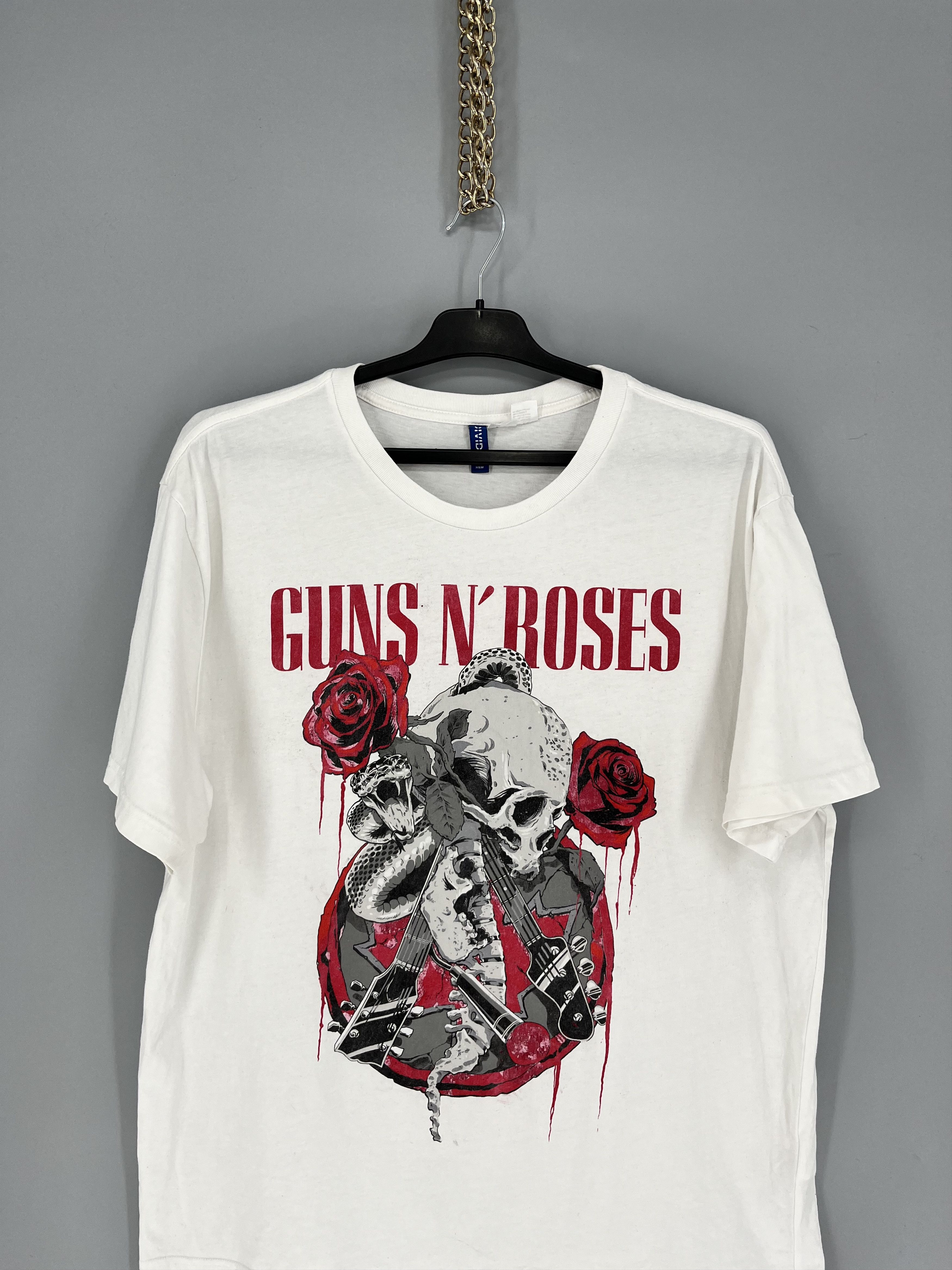 Japanese Brand × Vintage Vintage Y2K Guns And Roses World Tour Band Rock Meta Size US XL / EU 56 / 4 - 6 Thumbnail