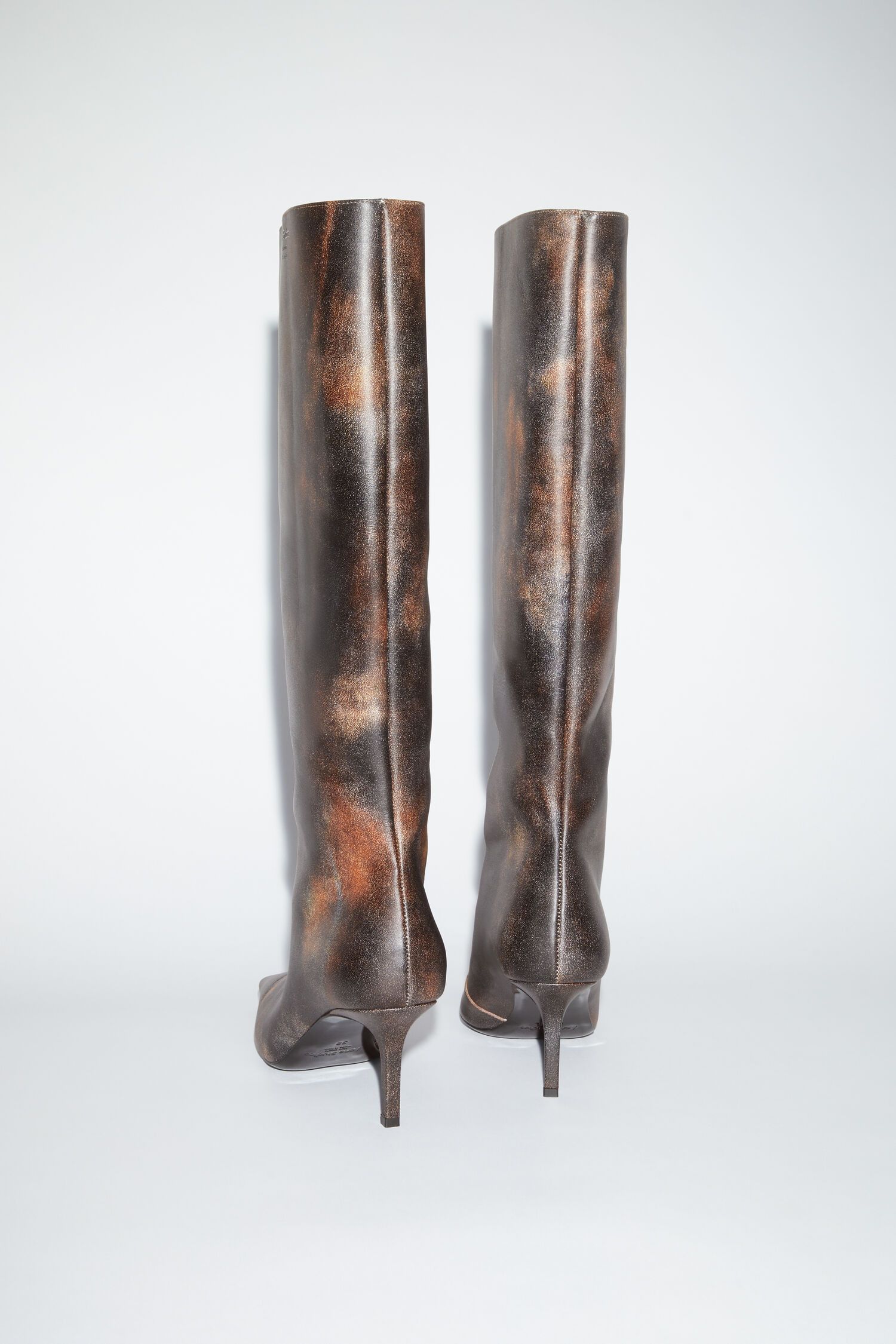Acne Studios Brown multi heeled boots Size US 5.5 / IT 35.5 - 2 Thumbnail