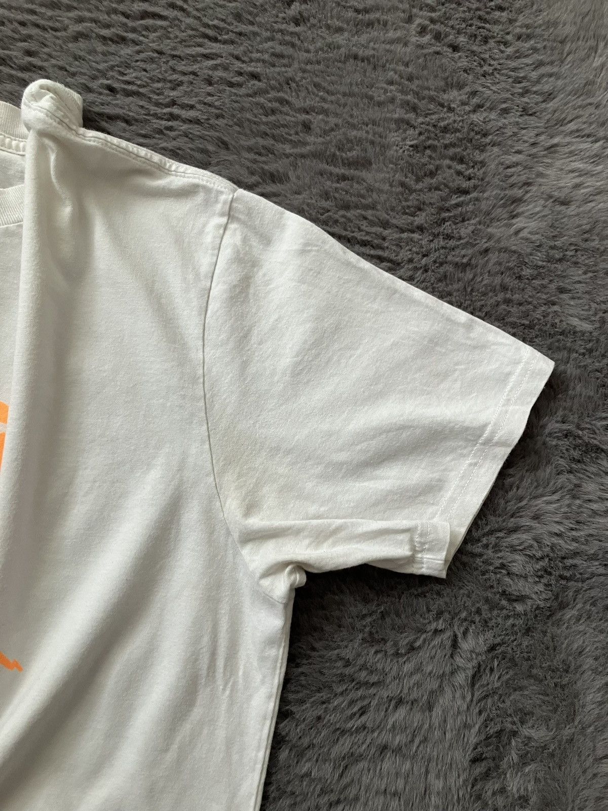 Carhartt × Carhartt Wip White Orange Carhartt WIP Short Sleeve Tee C Label Workwear Size US L / EU 52-54 / 3 - 6 Thumbnail