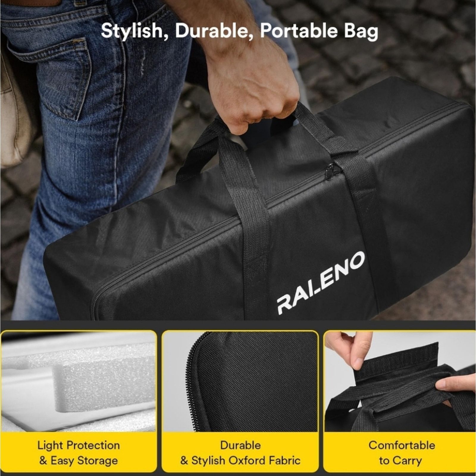 Other Black | RALENO | Studio Kit Storage Bag Size ONE SIZE - 4 Thumbnail
