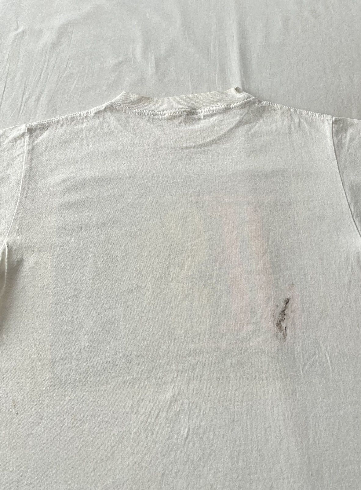 Vintage Vintage 90s Property of Jesus Christ White T-shirt Size US L / EU 52-54 / 3 - 13 Thumbnail
