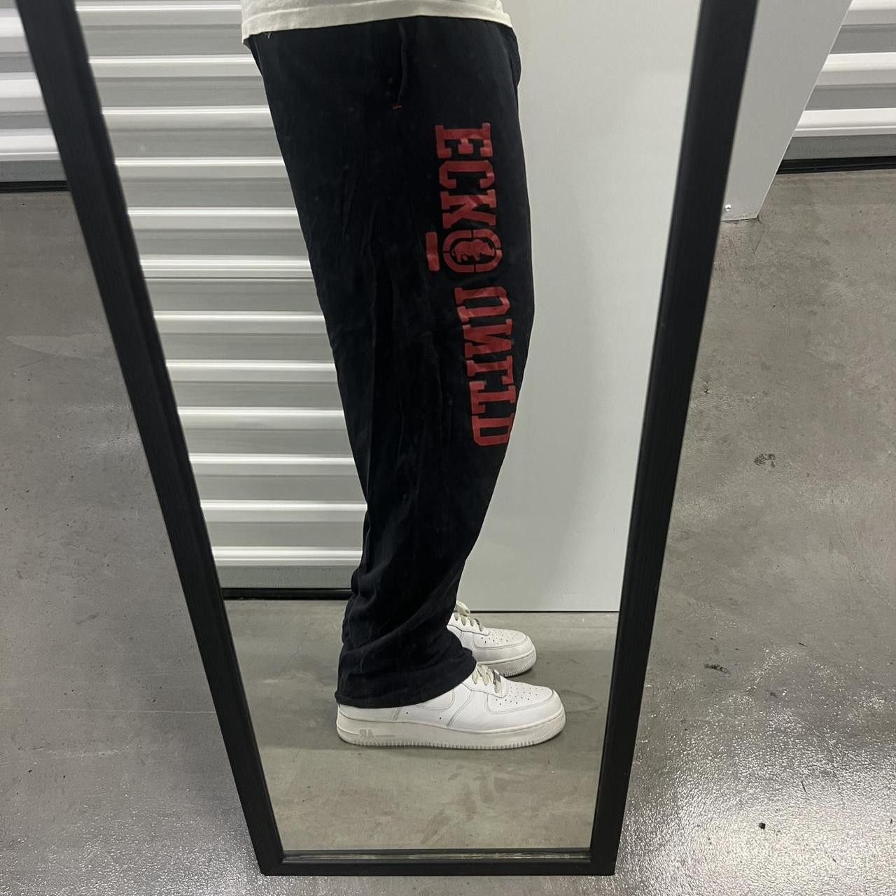 Ecko Unltd. Streetwear Vintage Vintage Y2K Essential Ecko Unltd Black Essential Sweatpants Grailed