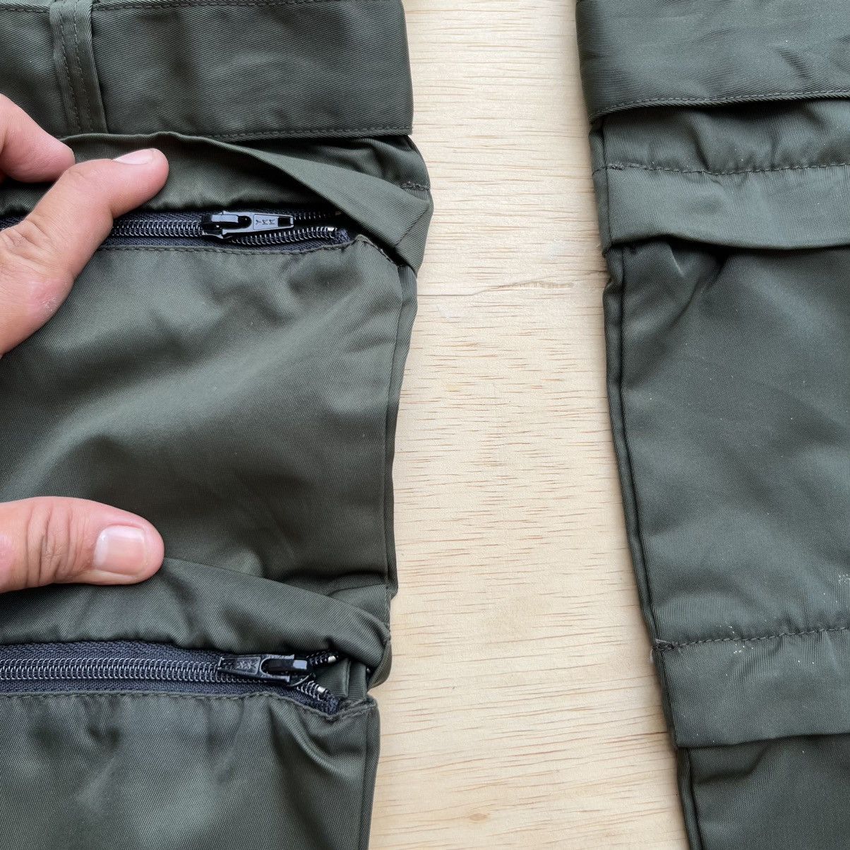 Japanese Brand BATSU BOYS VINTAGE Y2K BONDAGE NYLON LONG SHORT 3/4 PANTS Size US 28 / EU 44 - 4 Thumbnail