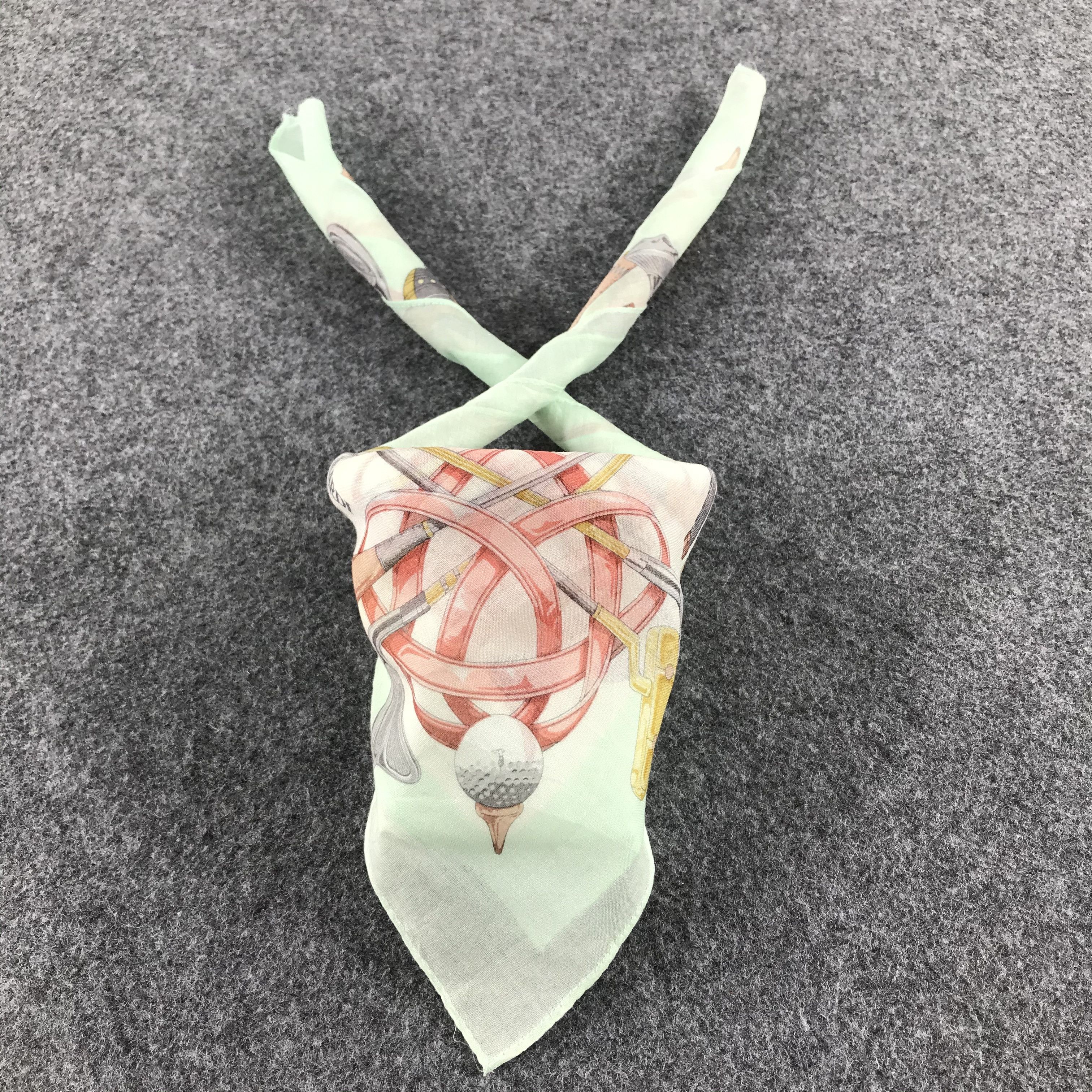 Trussardi × Vintage Trussardi Handkerchief Neckerchief Bandana SCT079 Size ONE SIZE - 1 Thumbnail