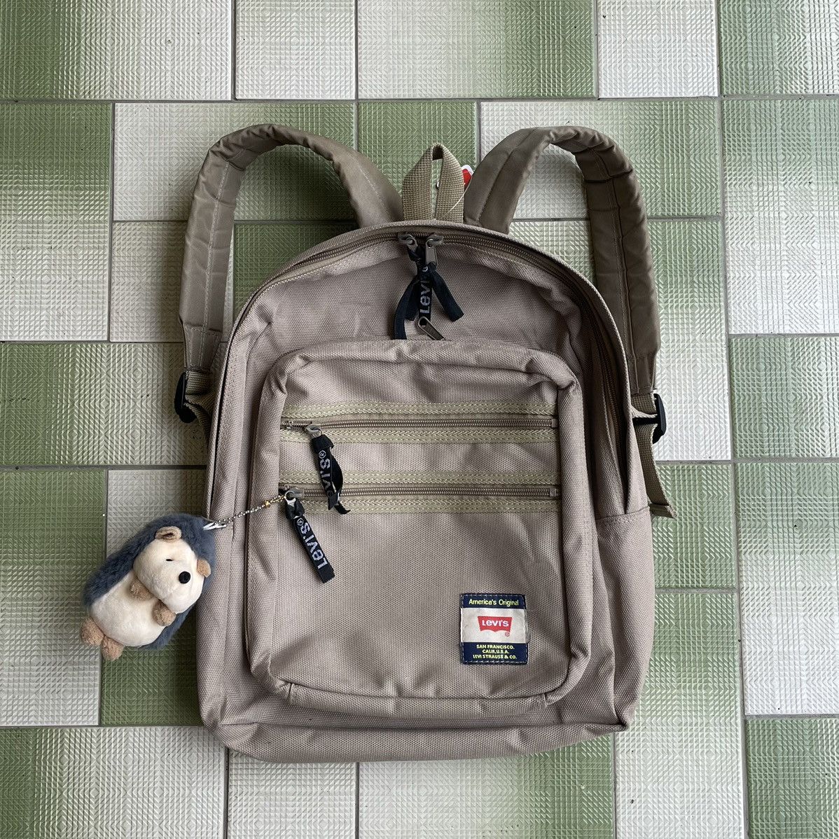 Japanese Brand × Levi's ❗️ RARE BEIGIE LEVIS X JAPAN LUGGAGE ASSOCIATION BACKPACK Size ONE SIZE - 6 Thumbnail