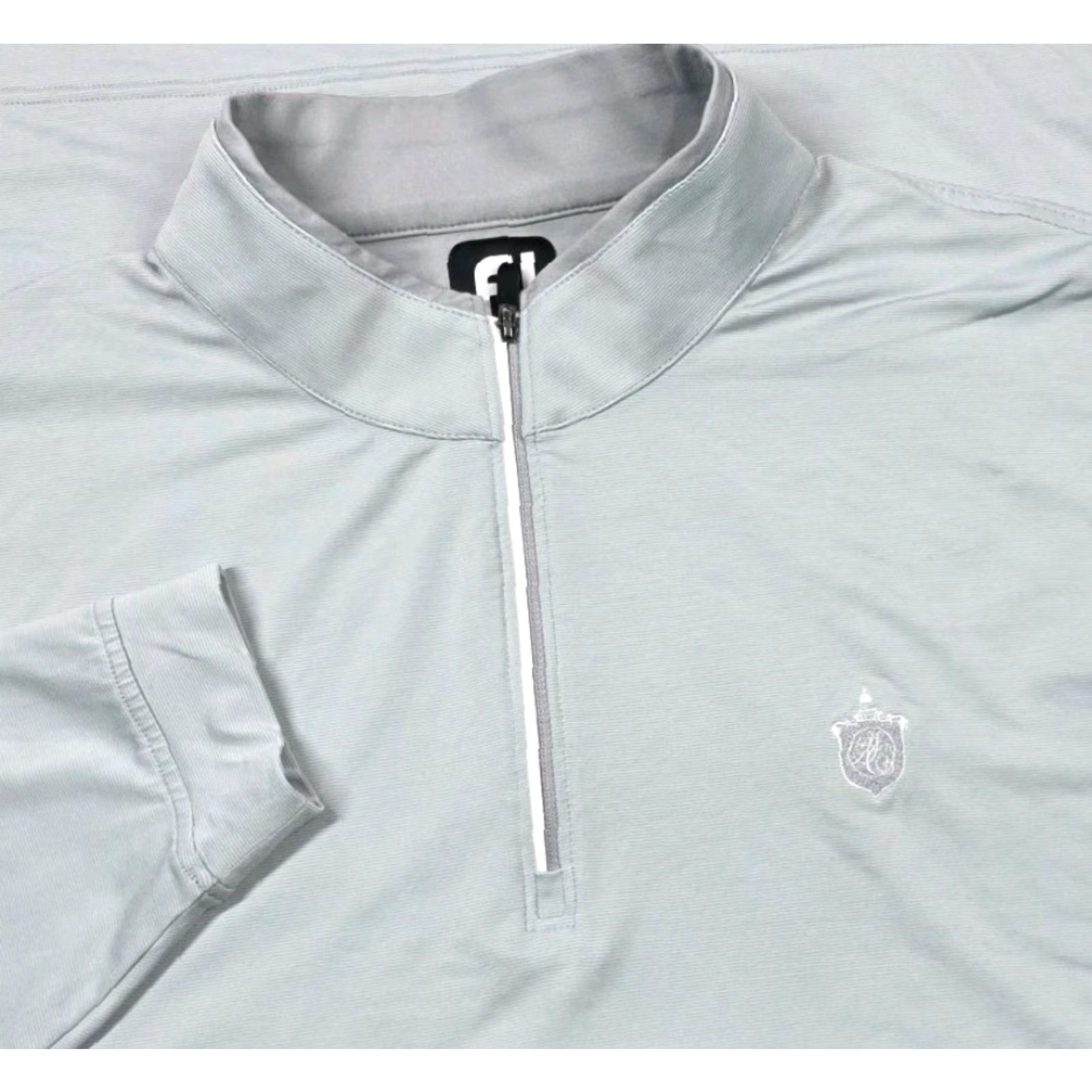 Footjoy FootJoy FJ Golf Men Light Blue Performance XL 1/4 Zip Pullover Governors Club NC Shirt Adult XL Blue 90s Sports Mens Size US XL / EU 56 / 4 - 4 Thumbnail