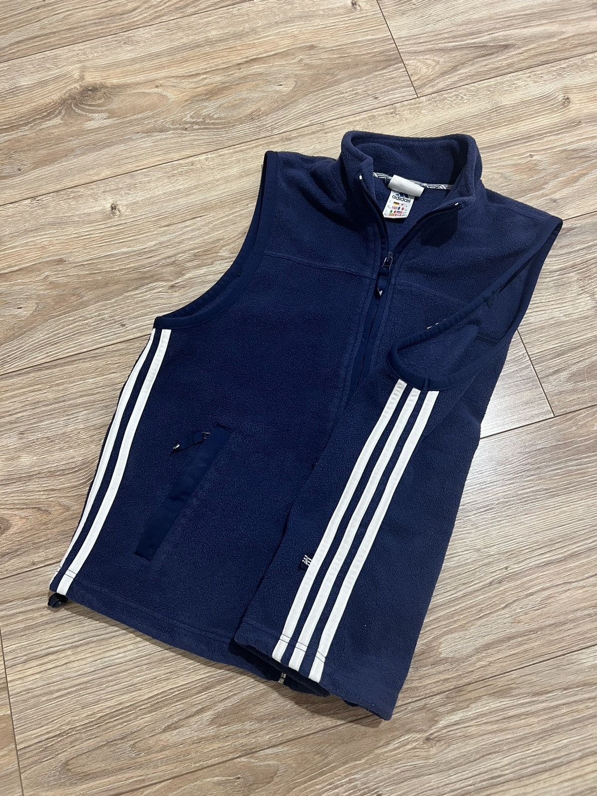 Adidas × Vintage Rare Vest Adidas Vintage Fleece 1999 Streetwear Size US M / EU 48-50 / 2 - 4 Thumbnail