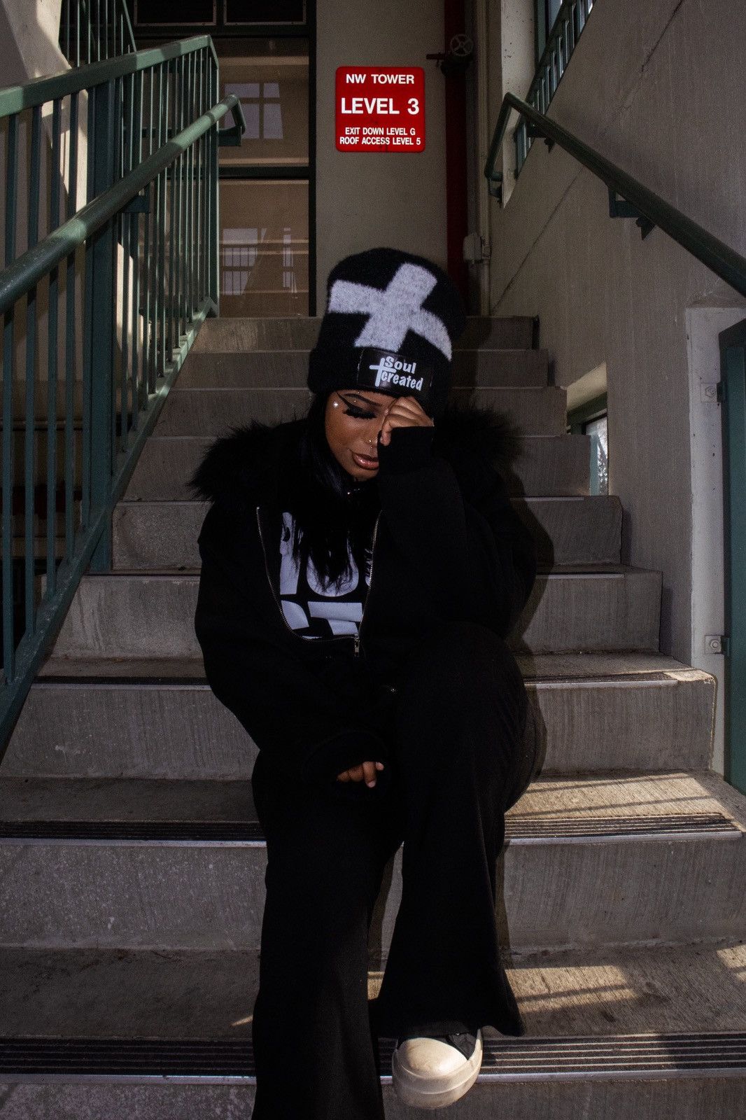 Other Remember The Cross Beanie (Black) Size ONE SIZE - 5 Thumbnail