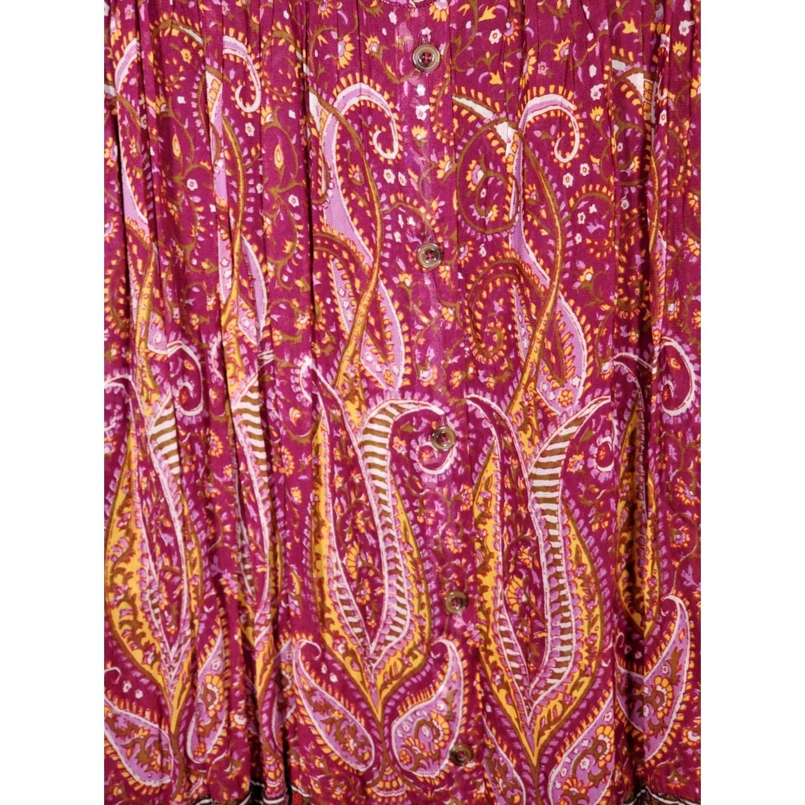 Anthropologie Anthropologie Nikole Maxi Shirtdress Button Front Pullover Women's S Size S / US 4 / IT 40 - 7 Thumbnail