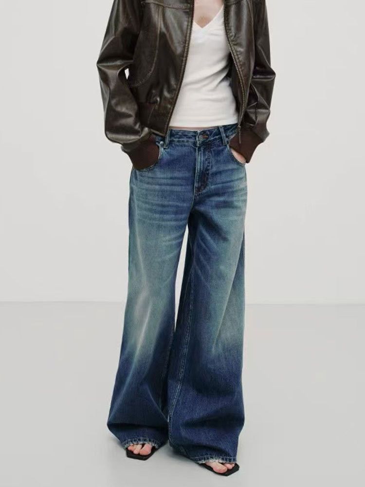 Japanese Brand American men's vintage loose cleanfit casual jeans Size US 32 / EU 48 - 2 Thumbnail