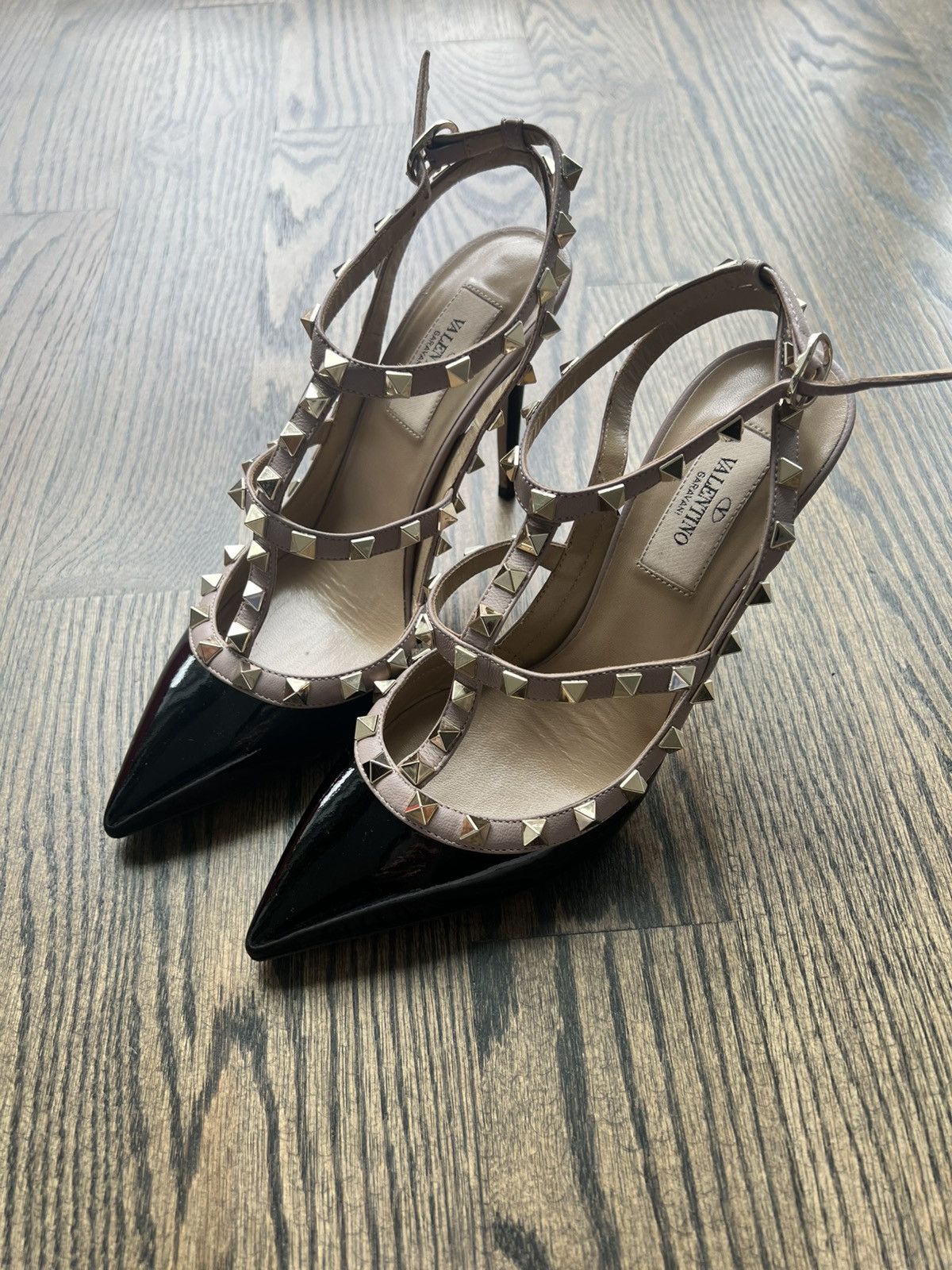 Valentino Valentino RockStud Ankle Heels Size US 7.5 / IT 37.5 - 1 Thumbnail