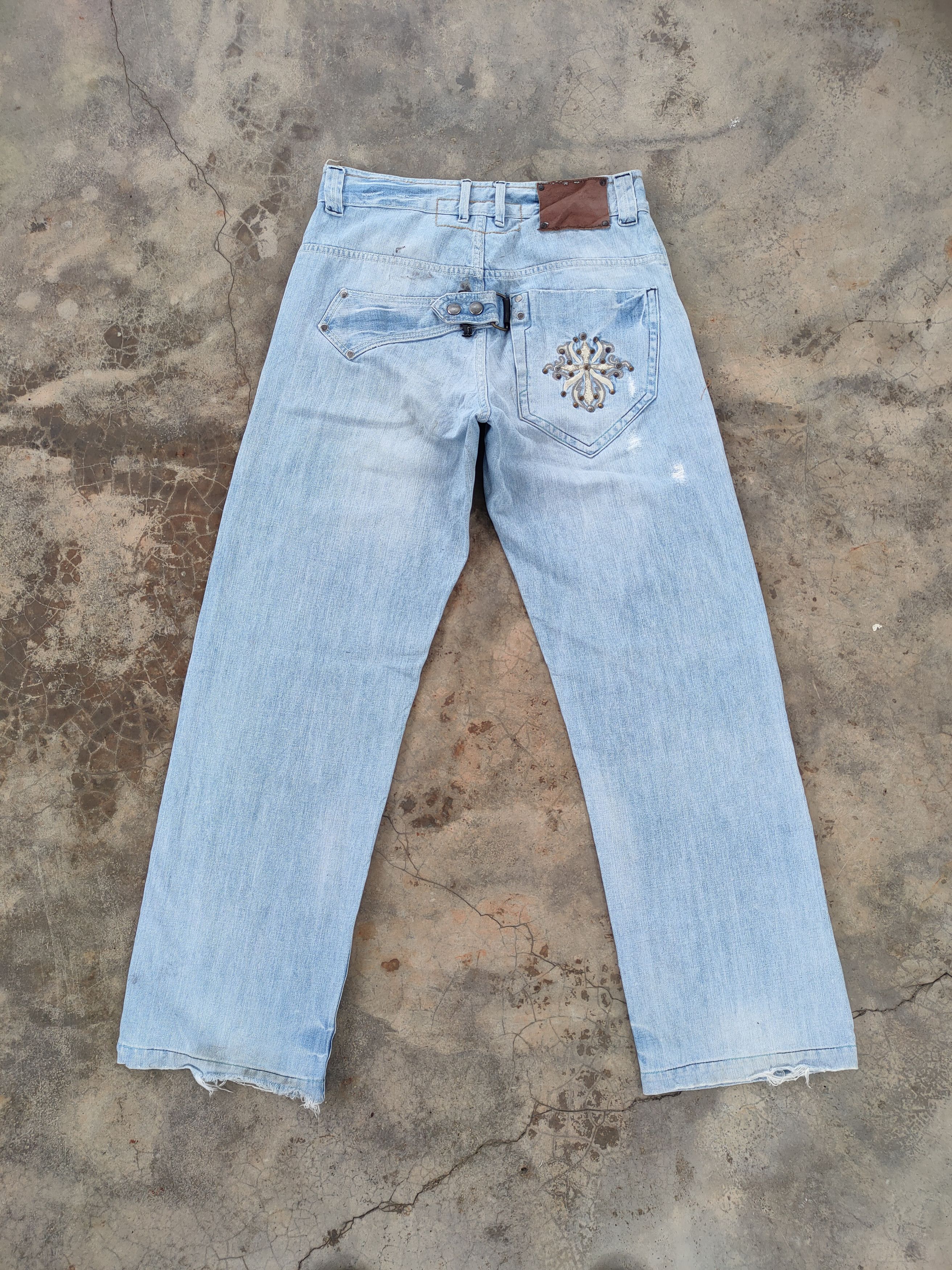 Japanese Brand VINTAGE JAPANESE ALCOTT ART FADED JEANS PANTS Size US 32 / EU 48 - 1 Thumbnail