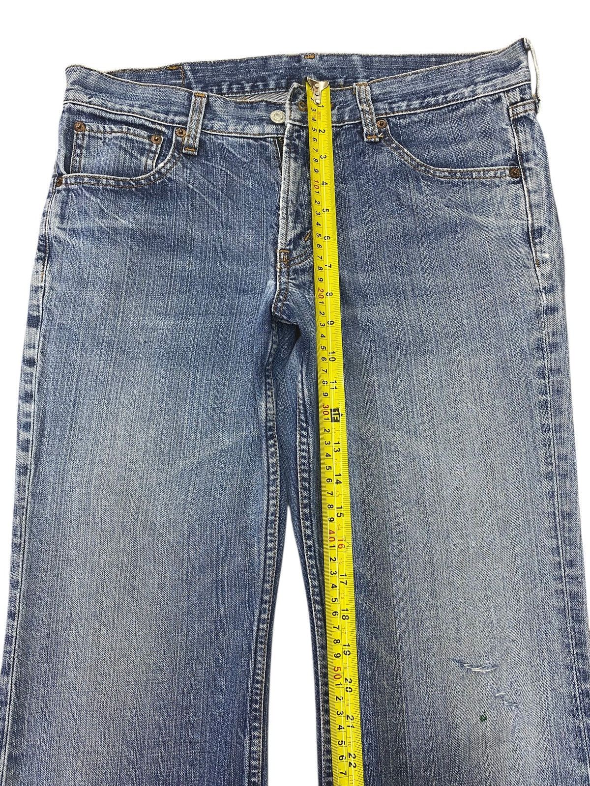 Japanese Brand Japanese Brand Acid Blue Wash Style Flare Jeans Size US 34 / EU 50 - 6 Thumbnail