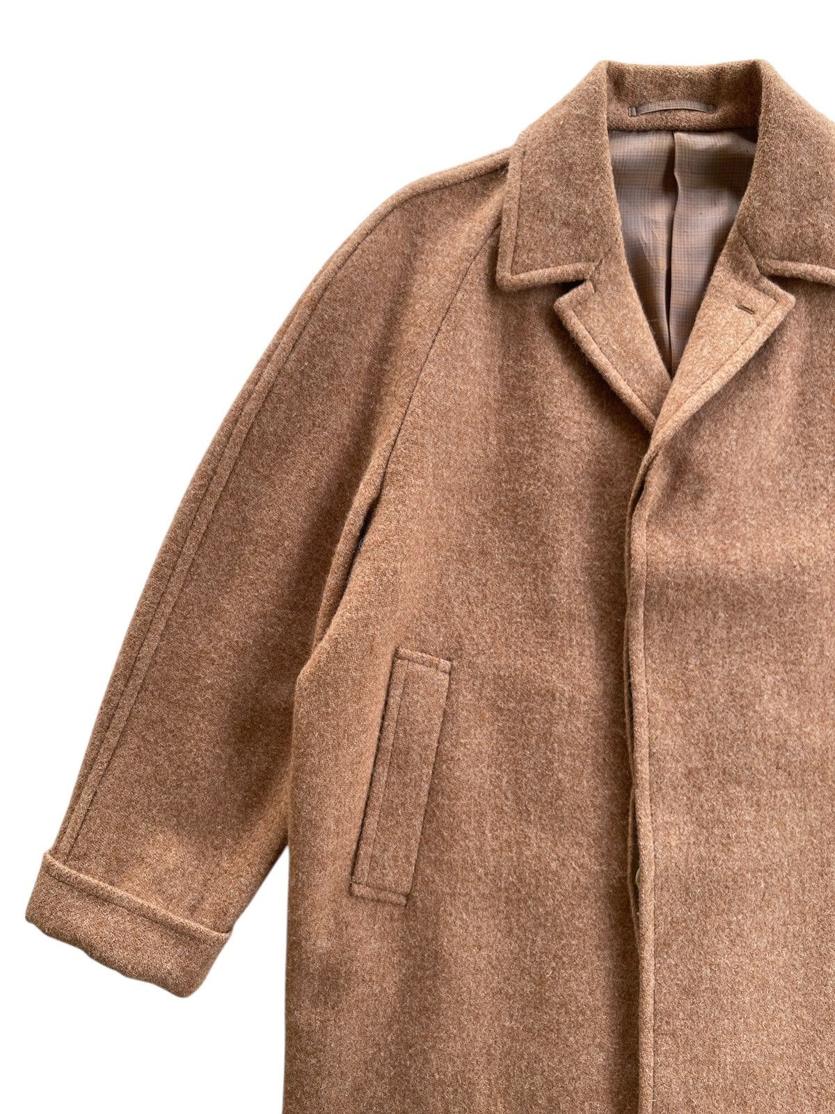 Harris Tweed 1960s Harris Tweed Scottish Wool Longcoat Size US L / EU 52-54 / 3 - 7 Thumbnail
